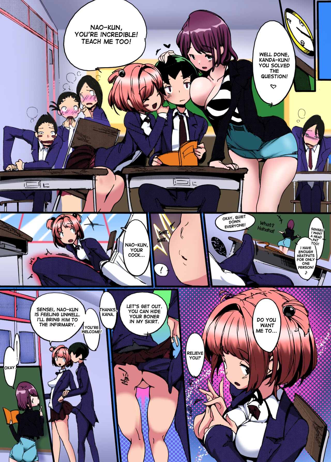 (C91) [Potato Salad (Kurisu)]Popuni Kei Joshi Panic! 4[English] [Colorized] Page 18