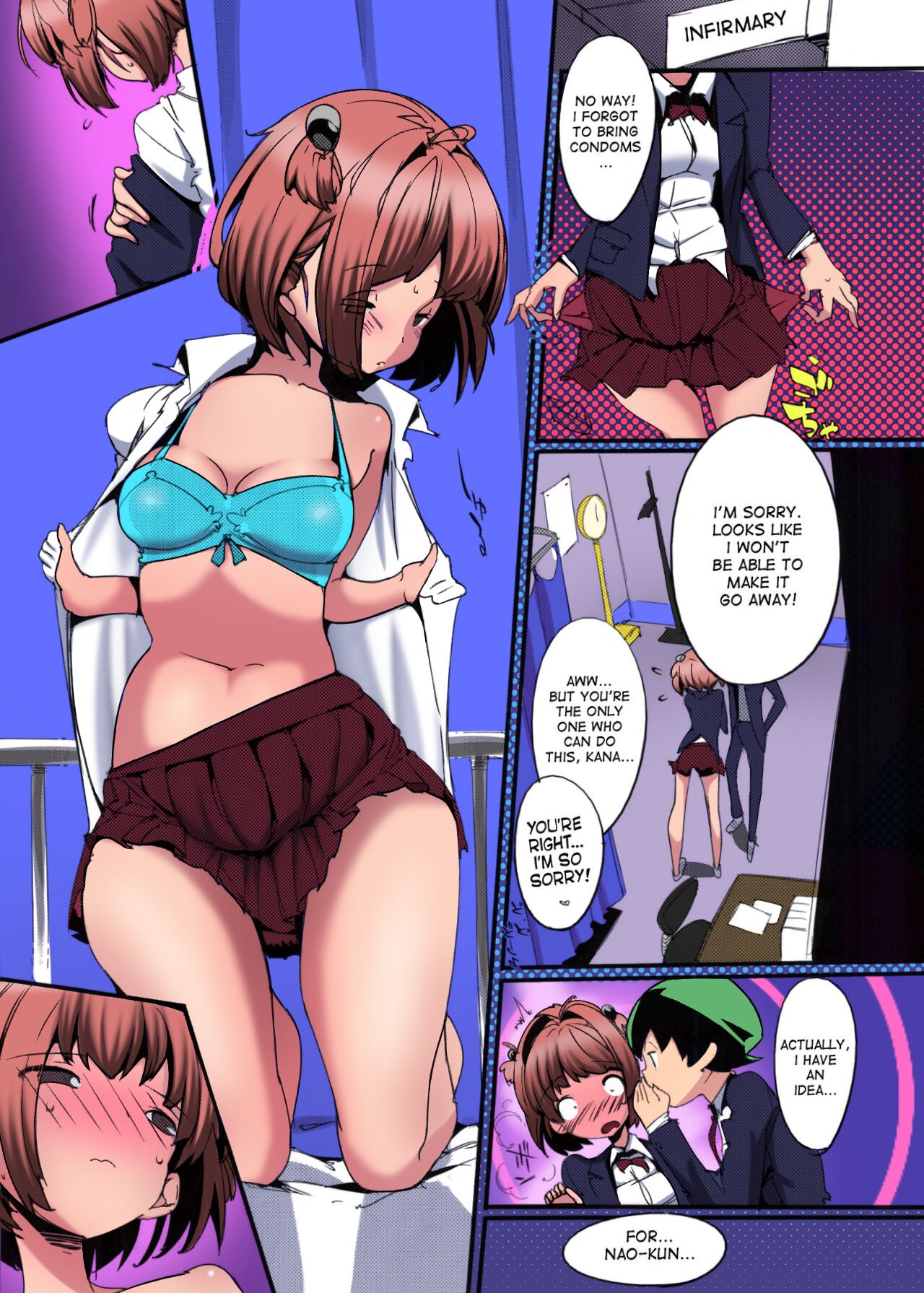 (C91) [Potato Salad (Kurisu)]Popuni Kei Joshi Panic! 4[English] [Colorized] Page 19