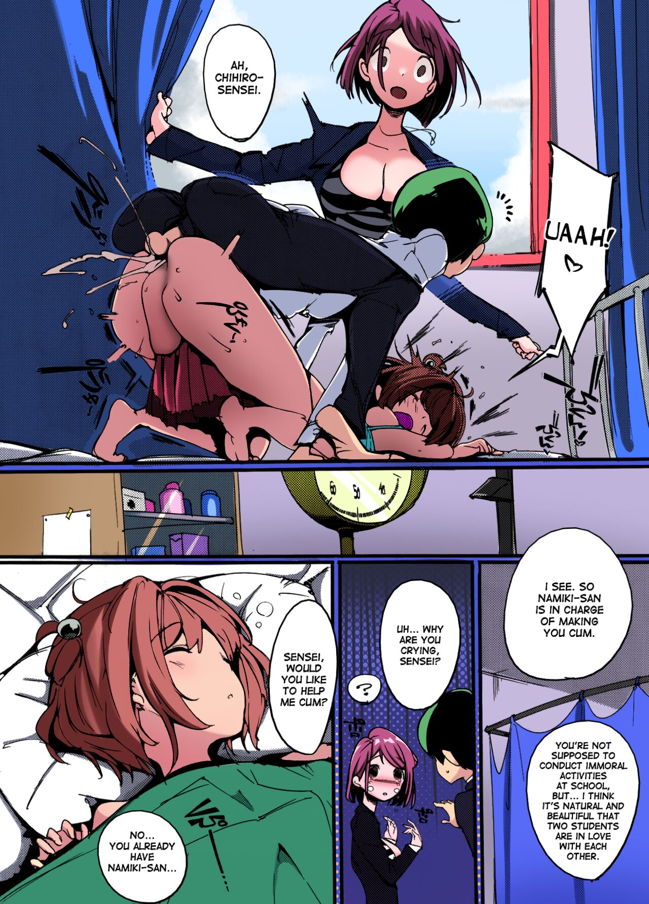 (C91) [Potato Salad (Kurisu)]Popuni Kei Joshi Panic! 4[English] [Colorized] Page 22