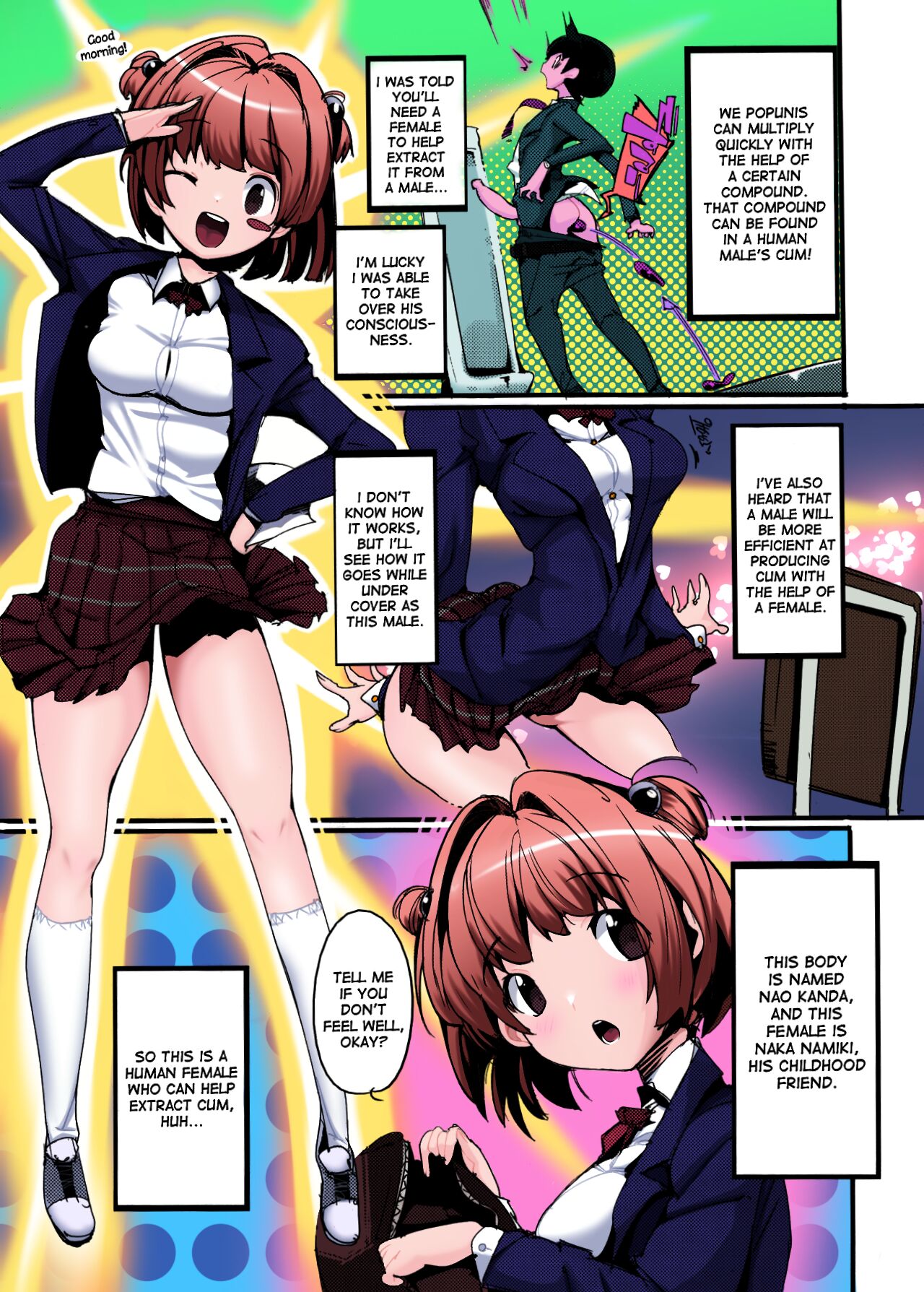 (C91) [Potato Salad (Kurisu)]Popuni Kei Joshi Panic! 4[English] [Colorized] Page 5
