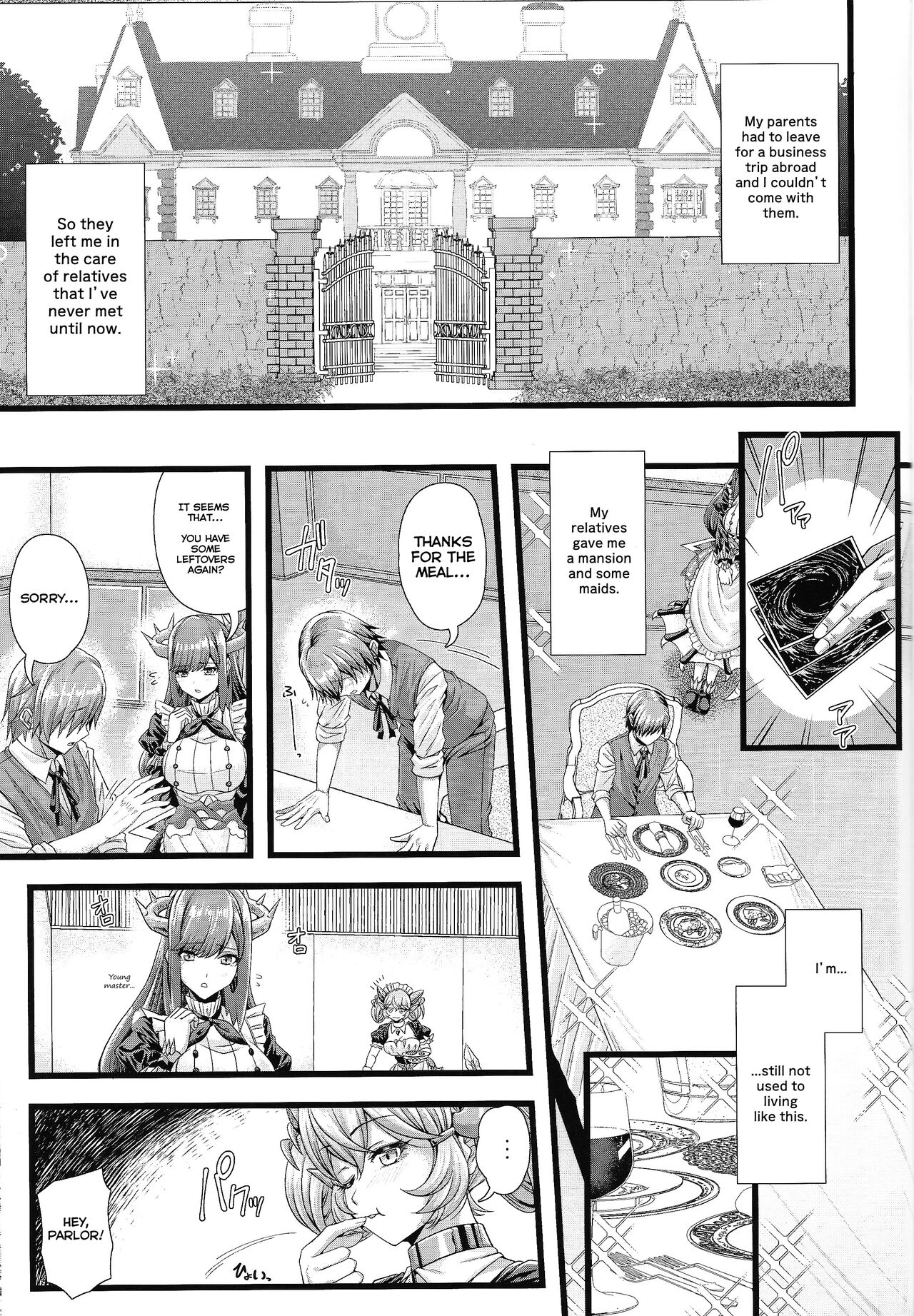 (C102) [Duelroid (JYUN, Hassen)]Dragon Maid no Yotogibanashi | Dragonmaid's Night Service(Yu-Gi-Oh! OCG) [English] [Rising Sun Translations] Page 2