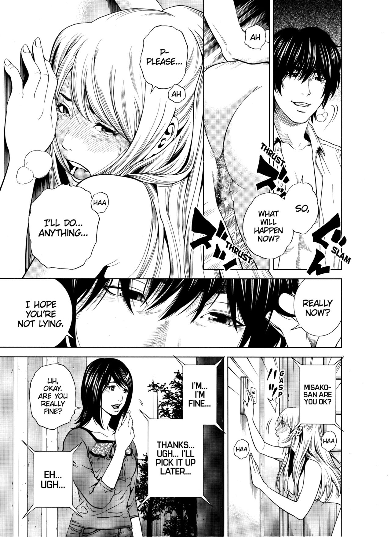 [Yuuki Ryo]Netorareru.~ Tsuma ga Ochi Yuku Hen'ai Kairaku no Hate ni...1-4 | NETORARERU, A Wife's Descent Into Sinful Pleasures 1-4[English] [Decensored] Page 60
