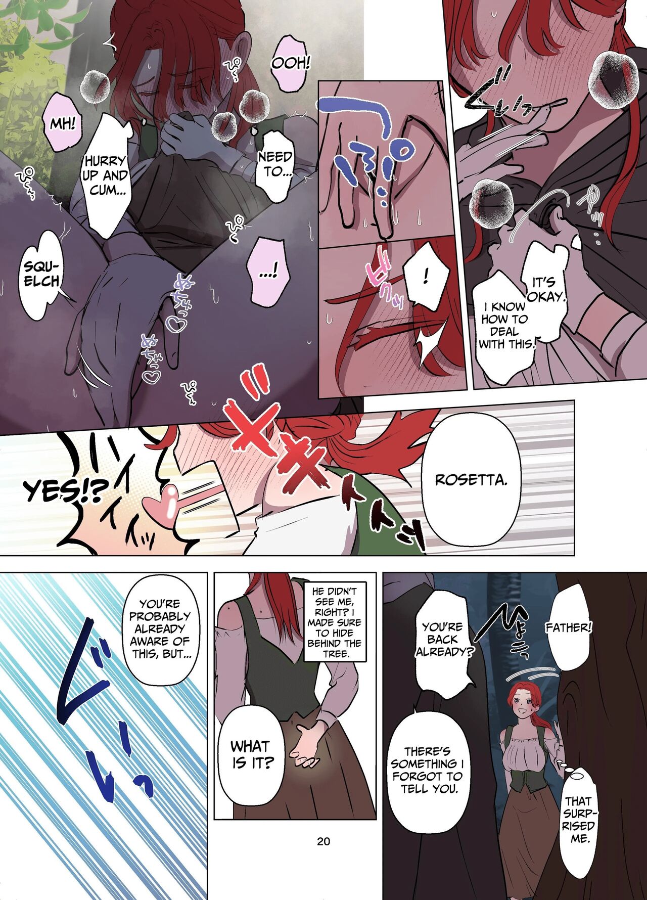 [Contamination]Yomeki okure-mura Musume wa Shinpu-sama no Dekiai kara nige rarenai | Village Woman Who Missed Her Chance At Marriage Cannot Escape From The Infatuated Priest[English] Page 21