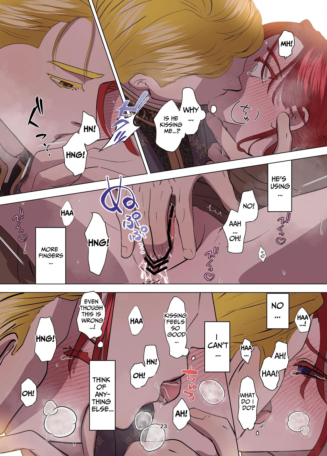 [Contamination]Yomeki okure-mura Musume wa Shinpu-sama no Dekiai kara nige rarenai | Village Woman Who Missed Her Chance At Marriage Cannot Escape From The Infatuated Priest[English] Page 24