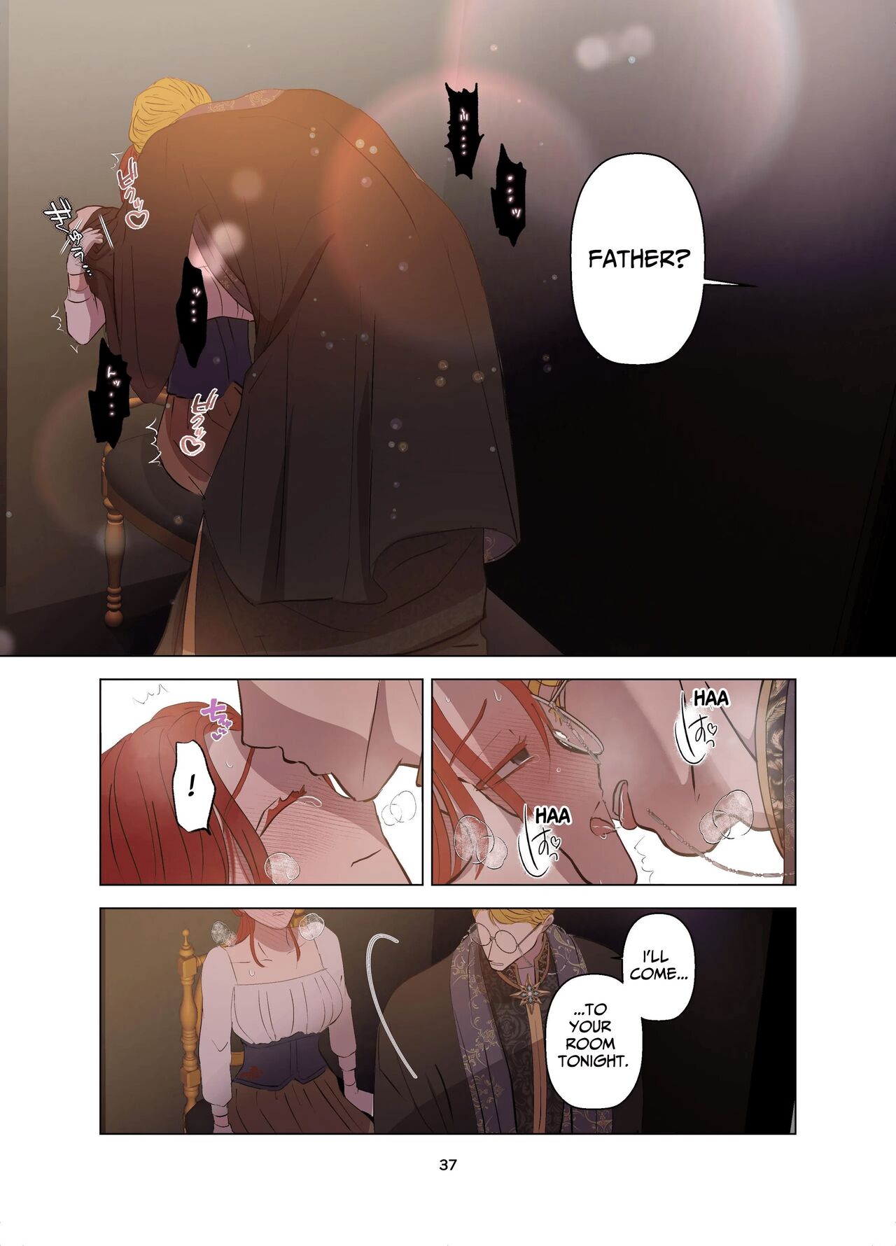 [Contamination]Yomeki okure-mura Musume wa Shinpu-sama no Dekiai kara nige rarenai | Village Woman Who Missed Her Chance At Marriage Cannot Escape From The Infatuated Priest[English] Page 38