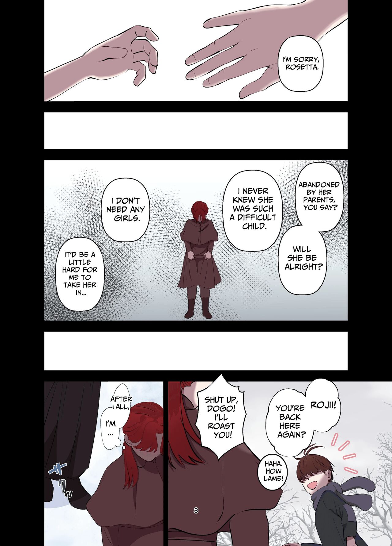 [Contamination]Yomeki okure-mura Musume wa Shinpu-sama no Dekiai kara nige rarenai | Village Woman Who Missed Her Chance At Marriage Cannot Escape From The Infatuated Priest[English] Page 4