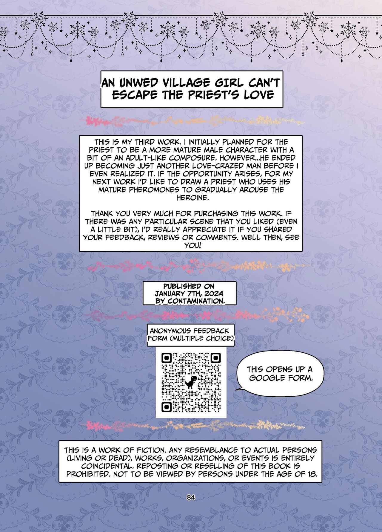 [Contamination]Yomeki okure-mura Musume wa Shinpu-sama no Dekiai kara nige rarenai | Village Woman Who Missed Her Chance At Marriage Cannot Escape From The Infatuated Priest[English] Page 85