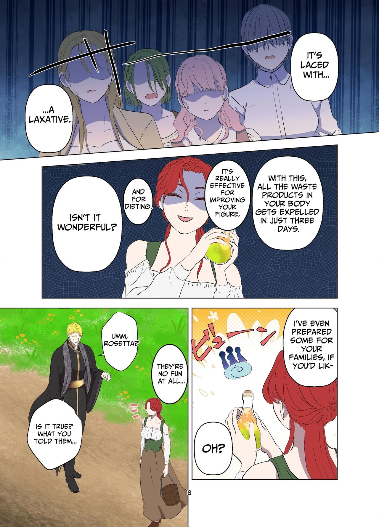 [Contamination]Yomeki okure-mura Musume wa Shinpu-sama no Dekiai kara nige rarenai | Village Woman Who Missed Her Chance At Marriage Cannot Escape From The Infatuated Priest[English] Page 9