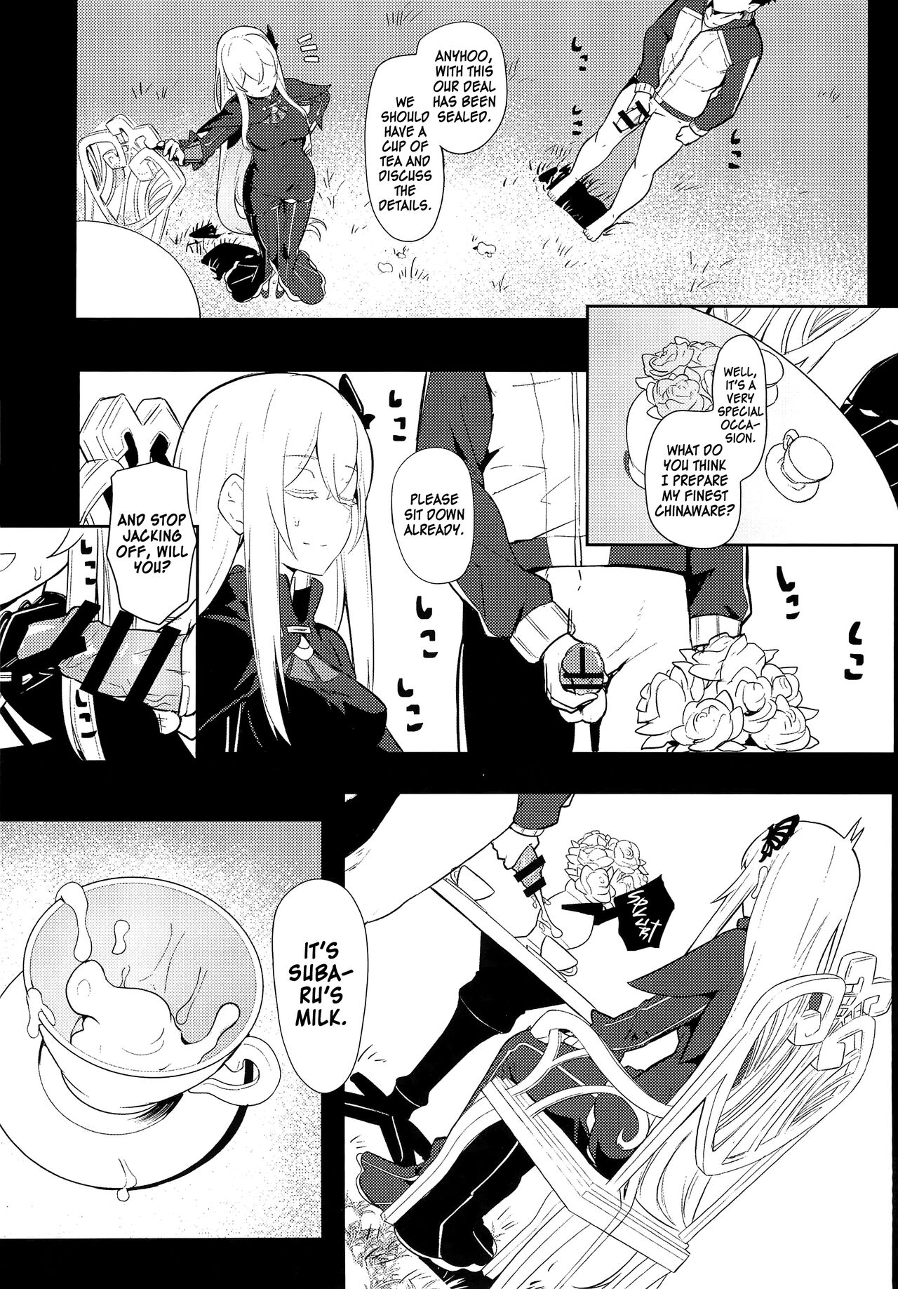 (C99) [Ohanabatake (Siseki Hirame)]Echidna sukebebon I(Re:Zero kara Hajimeru Isekai Seikatsu) [English] [Kinsei Translations] Page 13