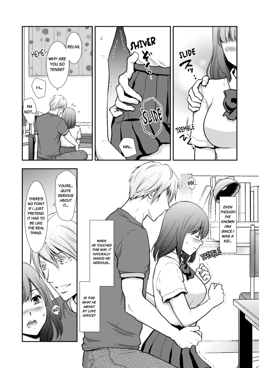 [gento]"Sex no Benkyou Shiyokka?" Kareshi ga Iru no ni Itoko kara Shojo wo Ubaware Zecchou Shidou 1-3 | Let's Learn About Sex: Your Cousin Will Take Your Virginity and Teach You How to Come 1-3[English] Page 9