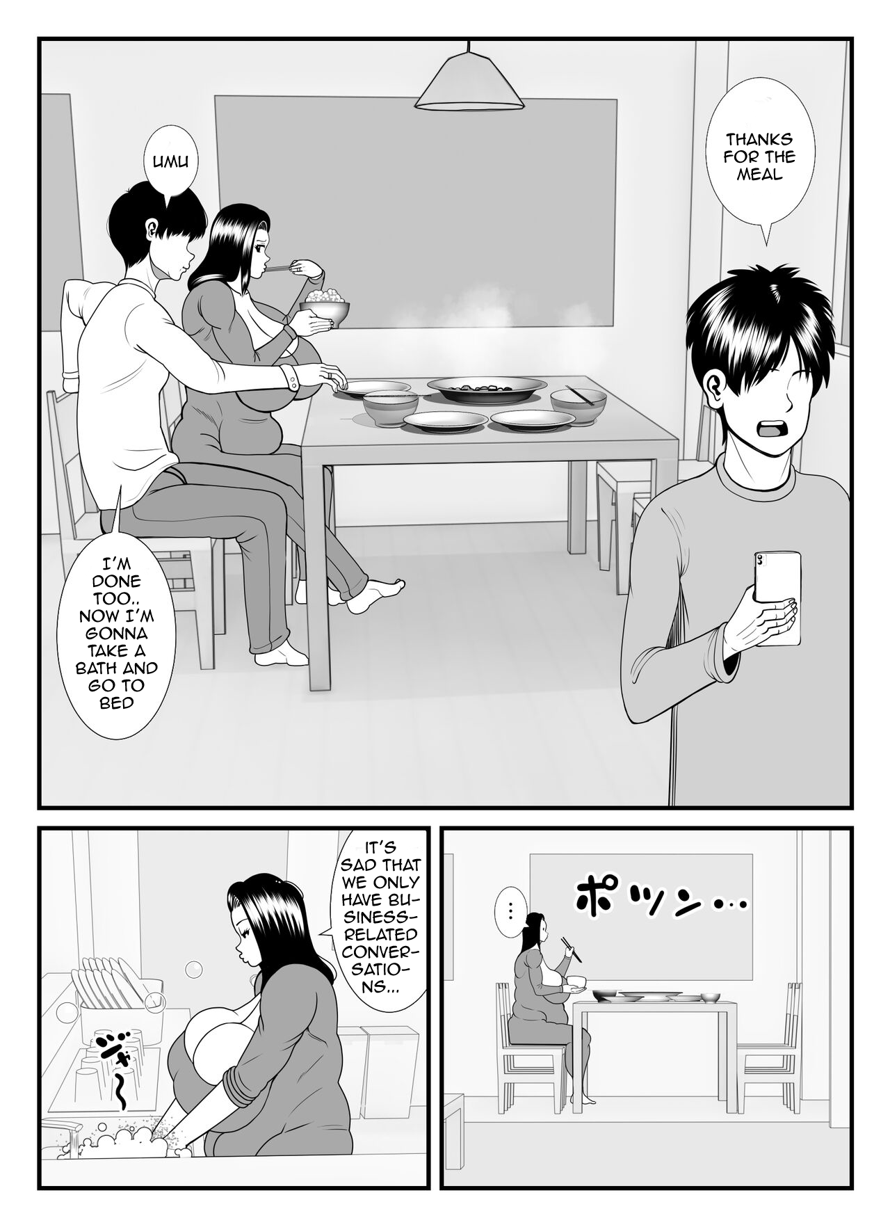 [Nekorondoru (Tokei)]A 45-year-old housewife's secret pleasure: becoming a cat and satisfying her sexual desires[English] Page 36