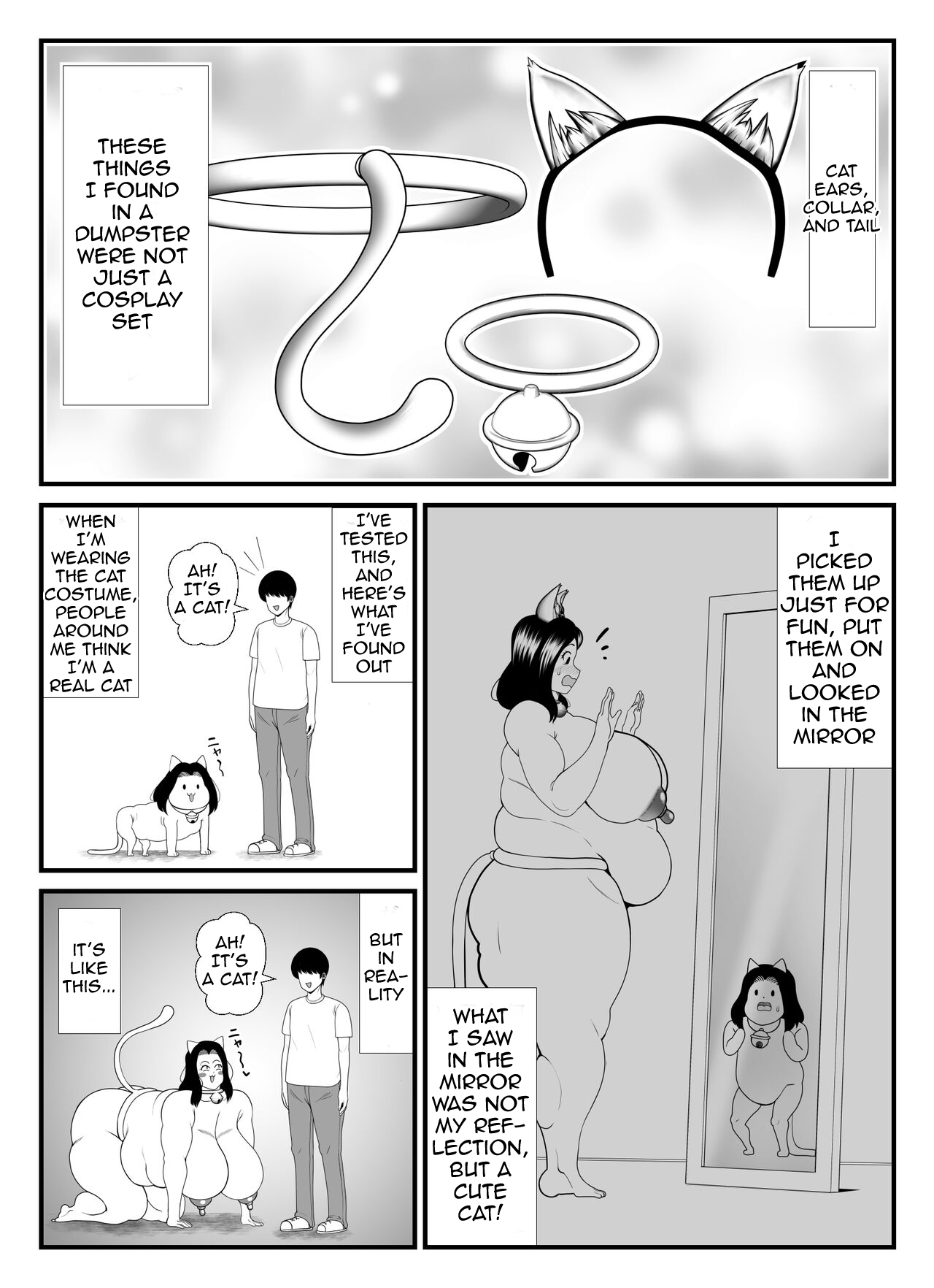 [Nekorondoru (Tokei)]A 45-year-old housewife's secret pleasure: becoming a cat and satisfying her sexual desires[English] Page 5