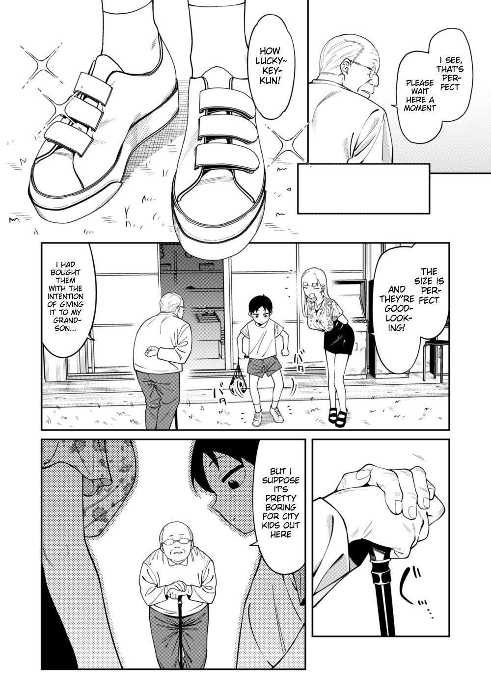 [FLAT (Yukyu Ponzu)]Nikkori Waraeba - If you can laugh properly[English] [Platinum Crown] [Digital] Page 27