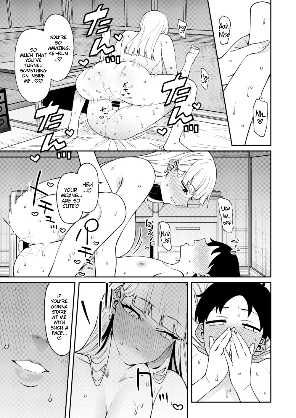 [FLAT (Yukyu Ponzu)]Nikkori Waraeba - If you can laugh properly[English] [Platinum Crown] [Digital] Page 36