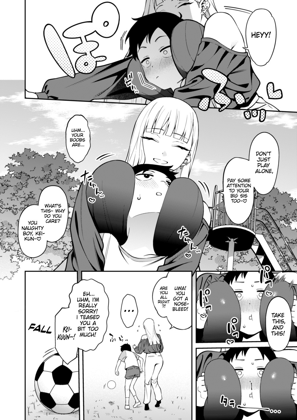 [FLAT (Yukyu Ponzu)]Nikkori Waraeba - If you can laugh properly[English] [Platinum Crown] [Digital] Page 3