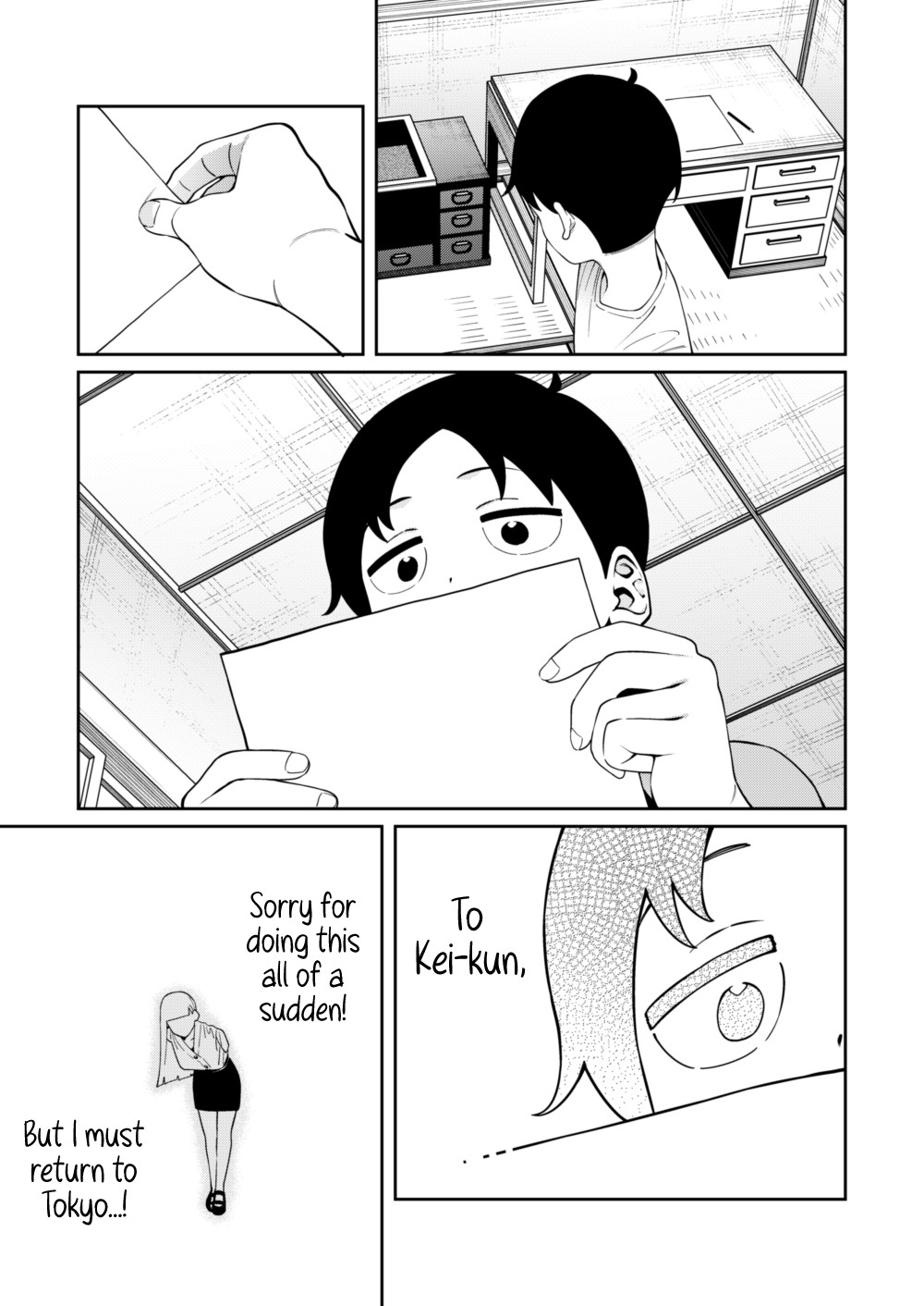 [FLAT (Yukyu Ponzu)]Nikkori Waraeba - If you can laugh properly[English] [Platinum Crown] [Digital] Page 42