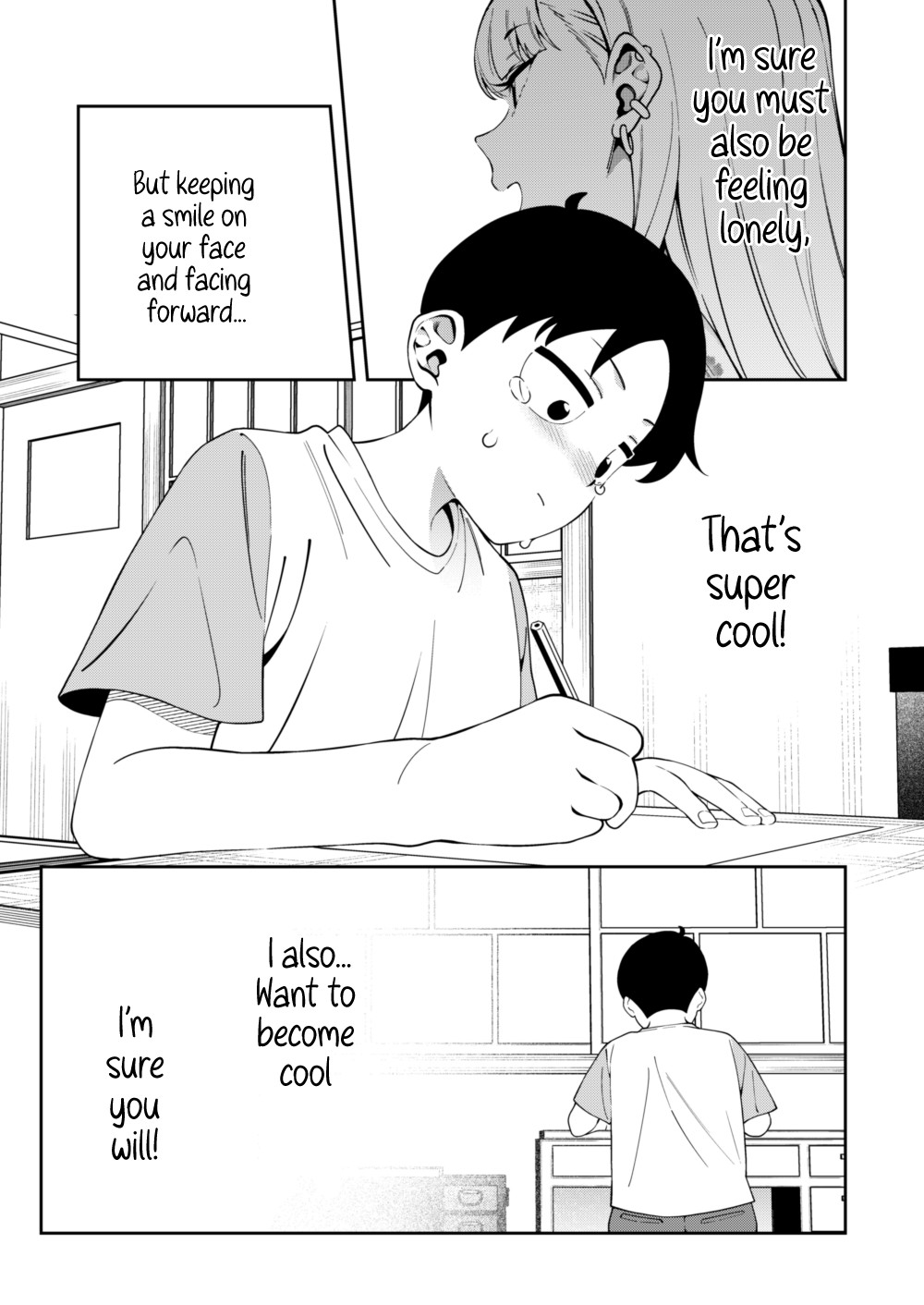 [FLAT (Yukyu Ponzu)]Nikkori Waraeba - If you can laugh properly[English] [Platinum Crown] [Digital] Page 46