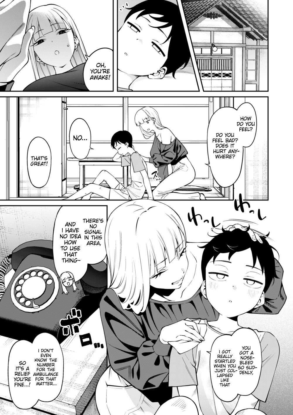 [FLAT (Yukyu Ponzu)]Nikkori Waraeba - If you can laugh properly[English] [Platinum Crown] [Digital] Page 4