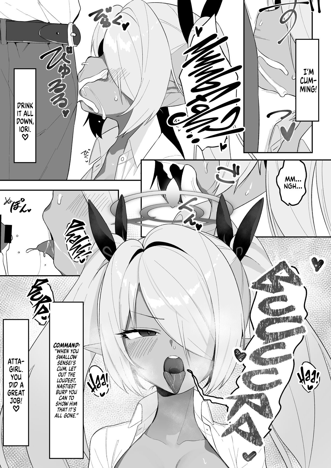 [Salty Dog. (Umashio)]Shiromi Iori o Hypno-ru. | Shiromi Iori Gets Hypnotized.(Blue Archive) [English] [Xzosk] [Digital] Page 13