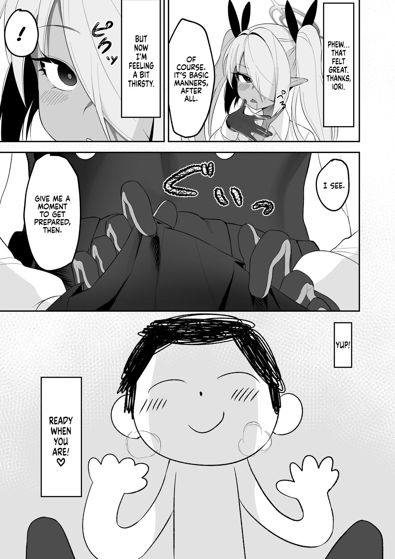 [Salty Dog. (Umashio)]Shiromi Iori o Hypno-ru. | Shiromi Iori Gets Hypnotized.(Blue Archive) [English] [Xzosk] [Digital] Page 14