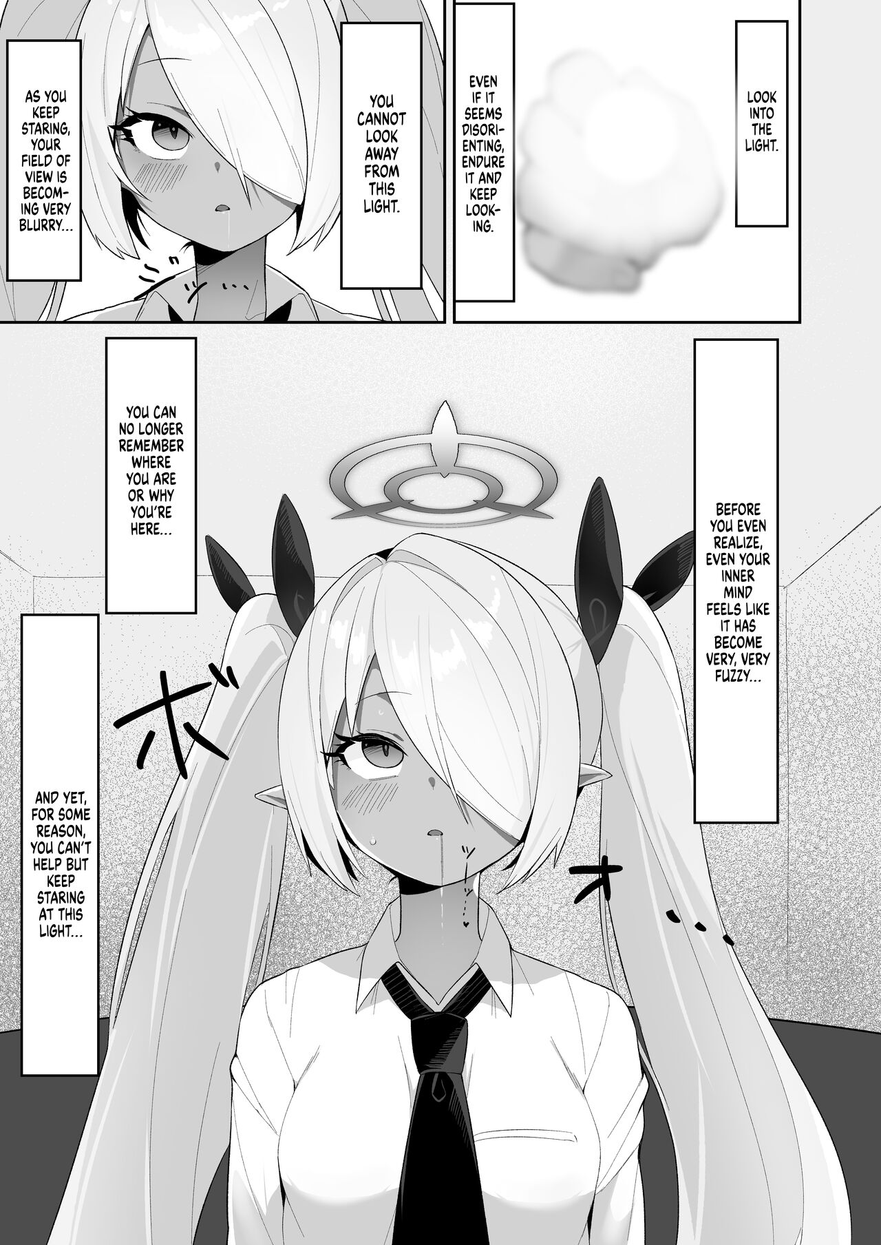 [Salty Dog. (Umashio)]Shiromi Iori o Hypno-ru. | Shiromi Iori Gets Hypnotized.(Blue Archive) [English] [Xzosk] [Digital] Page 4