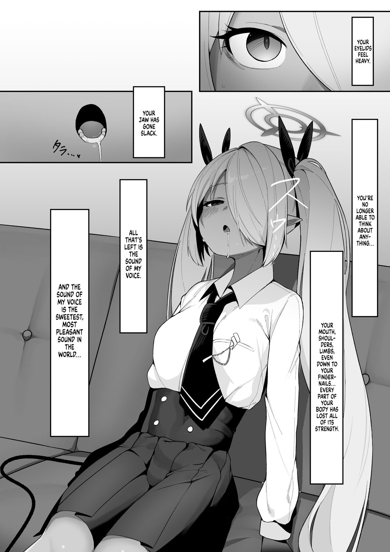 [Salty Dog. (Umashio)]Shiromi Iori o Hypno-ru. | Shiromi Iori Gets Hypnotized.(Blue Archive) [English] [Xzosk] [Digital] Page 5