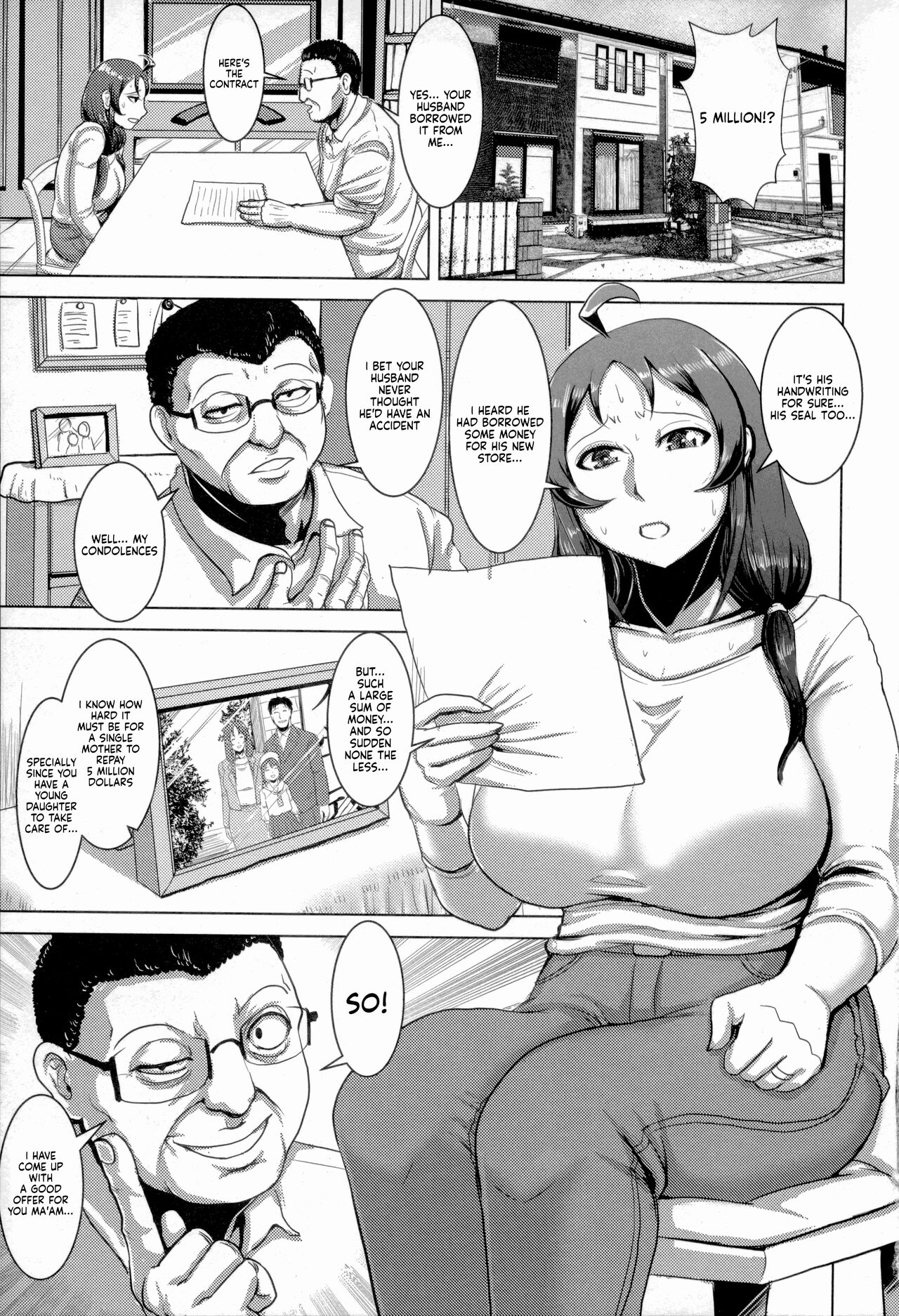 [Naniwadou Matatabi]A Widow's Lewdness and Depravity Page 2