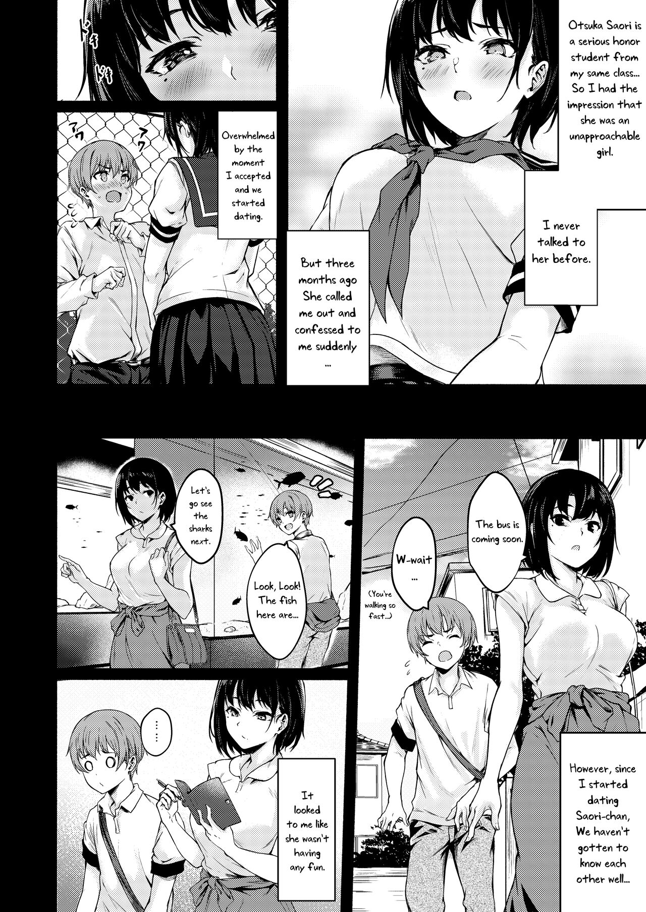 [7 Rensa (Aramaki Echizen)]Okki na Saori-chan wa Bukiyou ni Eroi[English] [Uncle Bane] [Digital] Page 3