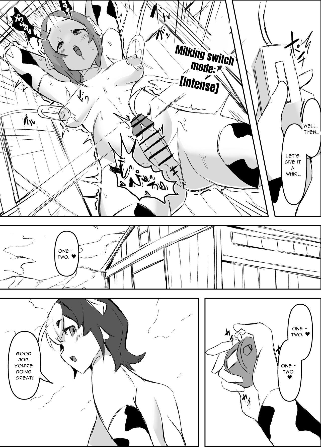 [Honyuubin (Tikubin)]Futanari  Sakusei Bokujou  Monogatari | Futanari Cumsuckery Ranch Tale[English] [RWfuta] Page 10