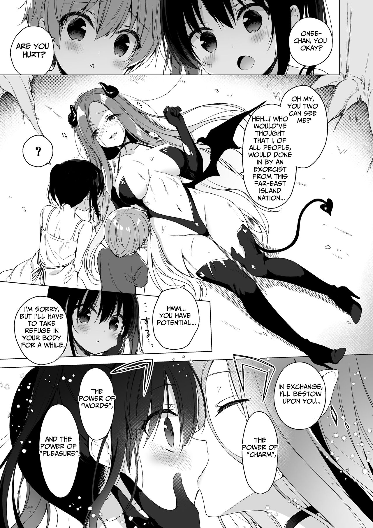 [23.4do (Ichiri)]Succubus-kei Onee-chan wa Misetagari | Succubus-type is an Exhibitionist[English] [tsuyoshi] [Digital] Page 3