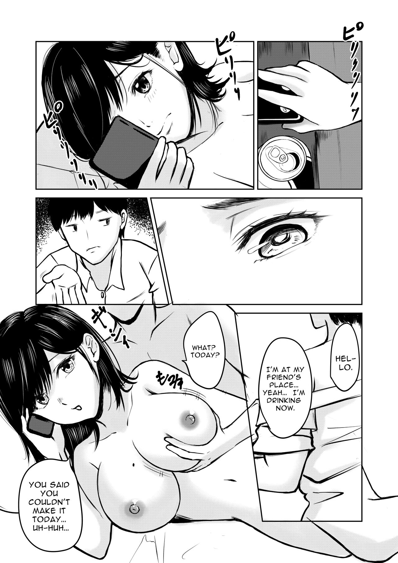 [Iro Murasaki]Kareshi Mochi no Senpai to AirCon ga Kowareta Heya de Asa made... | Senpai Has A Boyfriend, But When We're In A Room With No AC Till Morning...[English] [goodismaker] Page 14