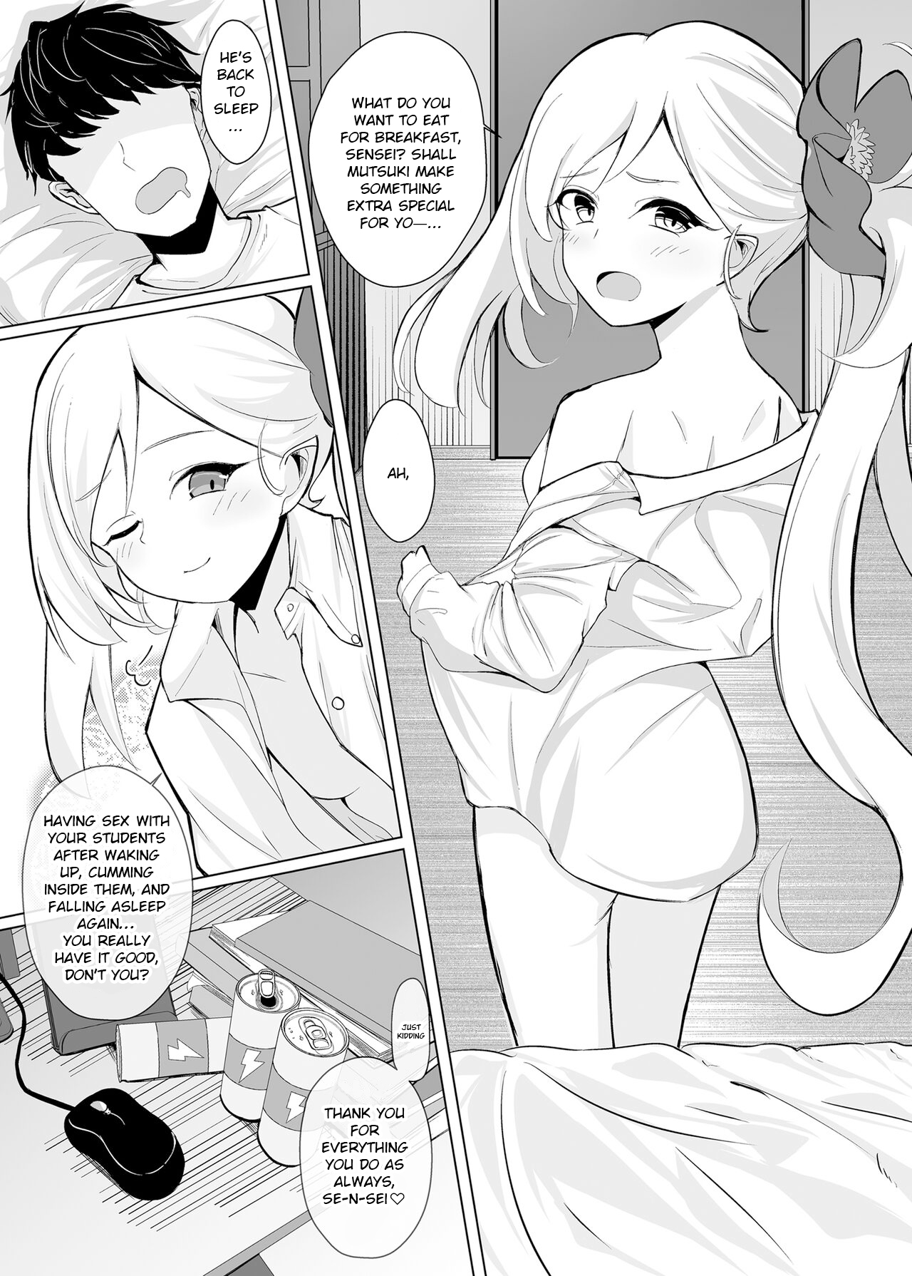 [Sumikko no Ou-sama (Sumio)]Mutsuki Sleepyhead(Blue Archive) [English] [Frankie M] [Digital] Page 12