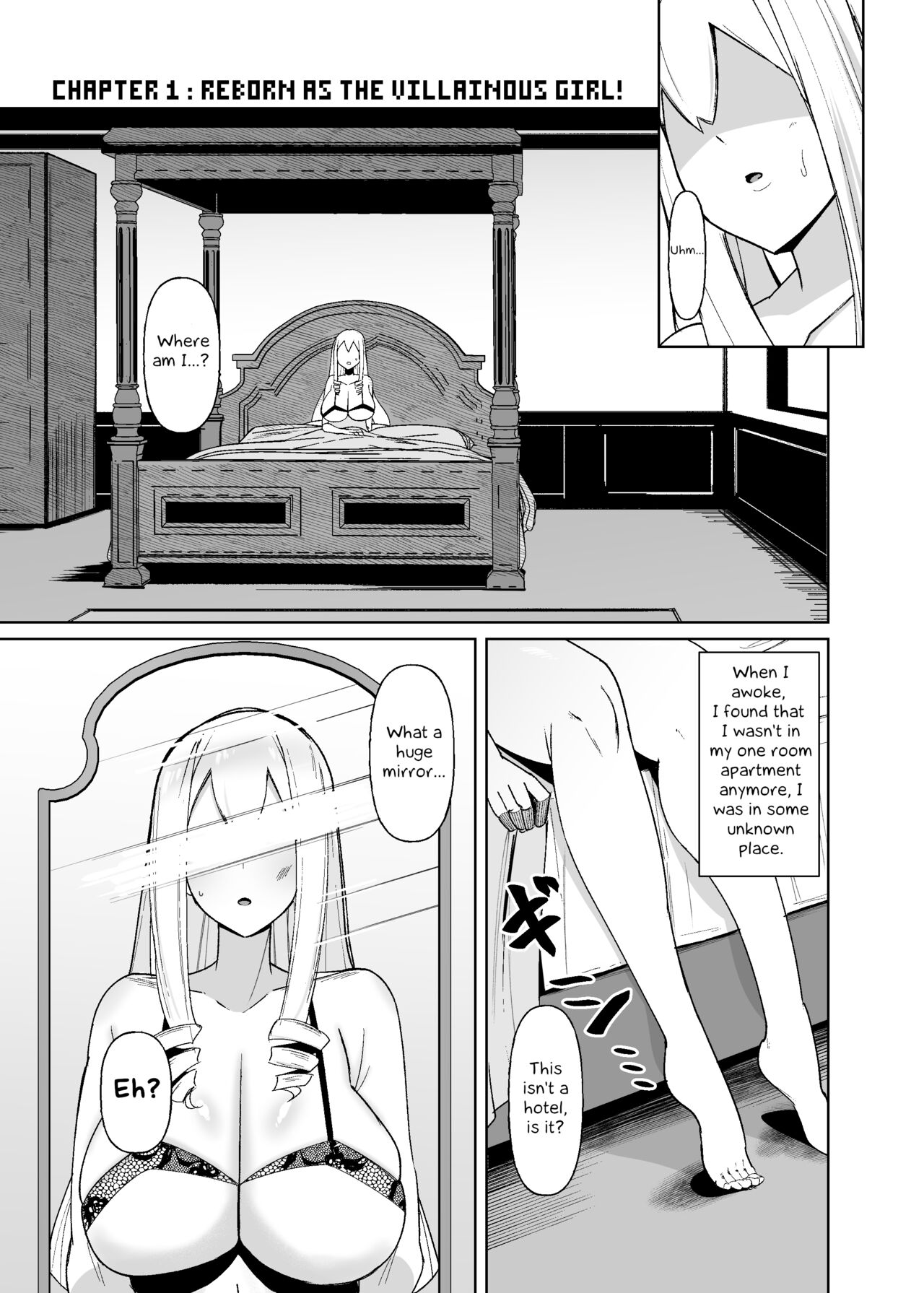 [COSCOteikoku (sella)]Otome Game no Akuyaku Reijou ni Tensei Shitara Ura Settei de Futanari deshita ~Ch. 1~ | I was reincarnated as a villainess in an otome Game who was a futanari in her backstory[English] [Erelzen] [Digital] Page 2