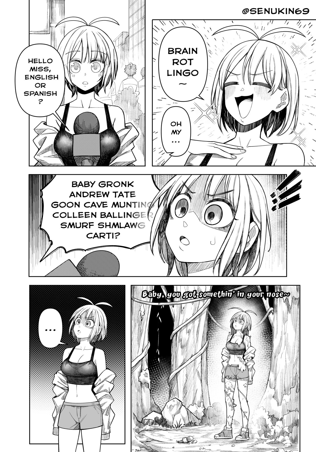 [SenukinXGlutamat]Brainrot Girlfriend[ongoing] Page 14