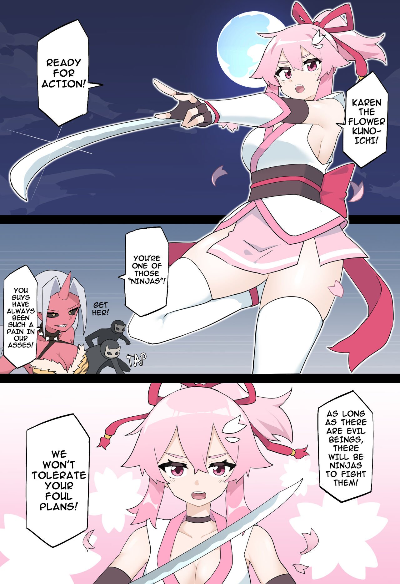 [Yumekakiya (MuuMuu, Rioreori)]Hana no Kunoichi Karen Daiikkan | Karen The Flower Kunoichi Chapter 1[English] Page 8
