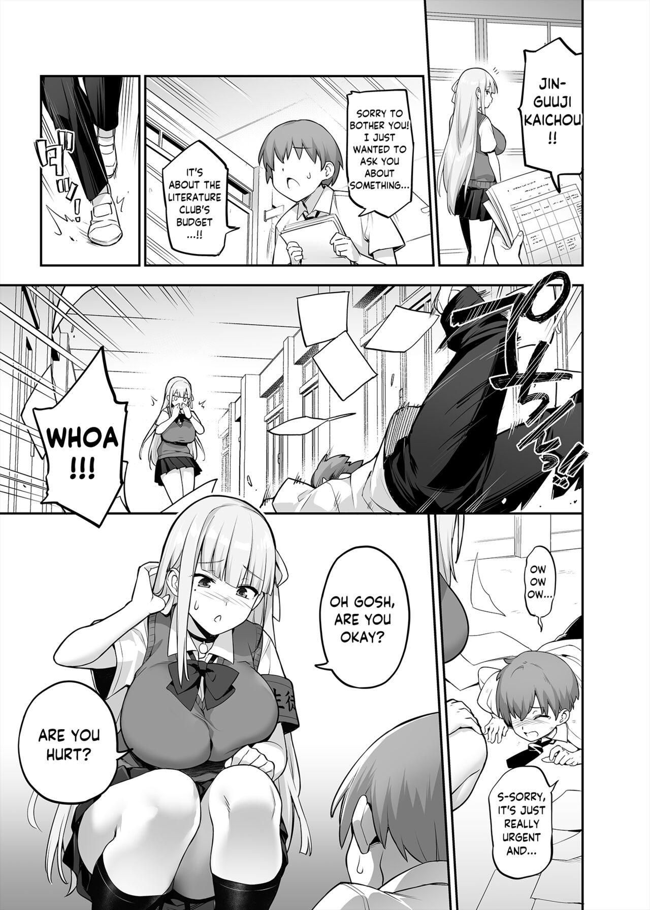 [TRY]Akogare no Seitokaichou ga Kyonyuu Sugiru Ken | The Beloved Student Council President With the Obscenely Big Tits[English] [SaLamiLid] [Decensored] Page 6