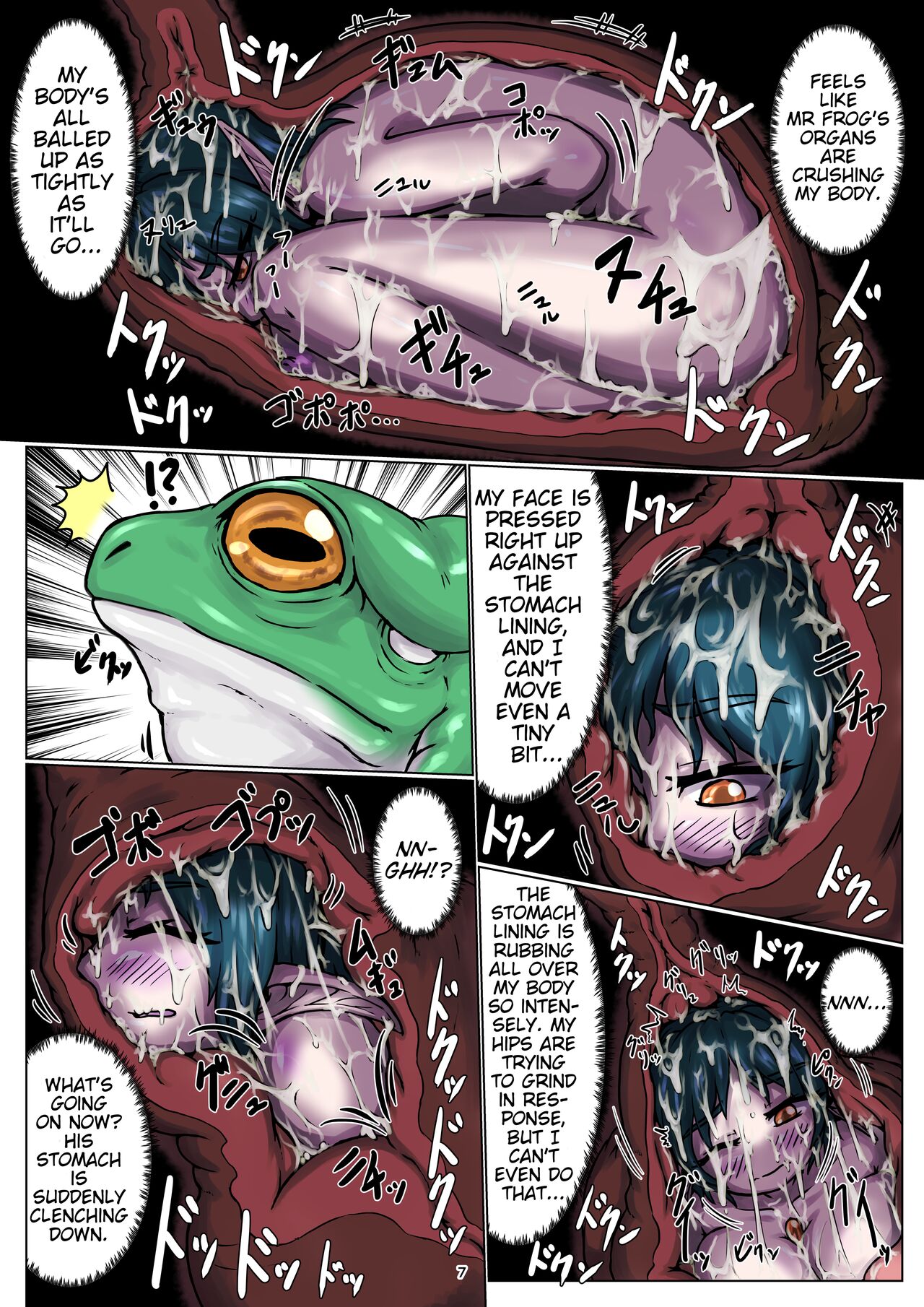 [Toufuya (kaname)]Vore Story ~Becoming Frog Food~[English] Page 8