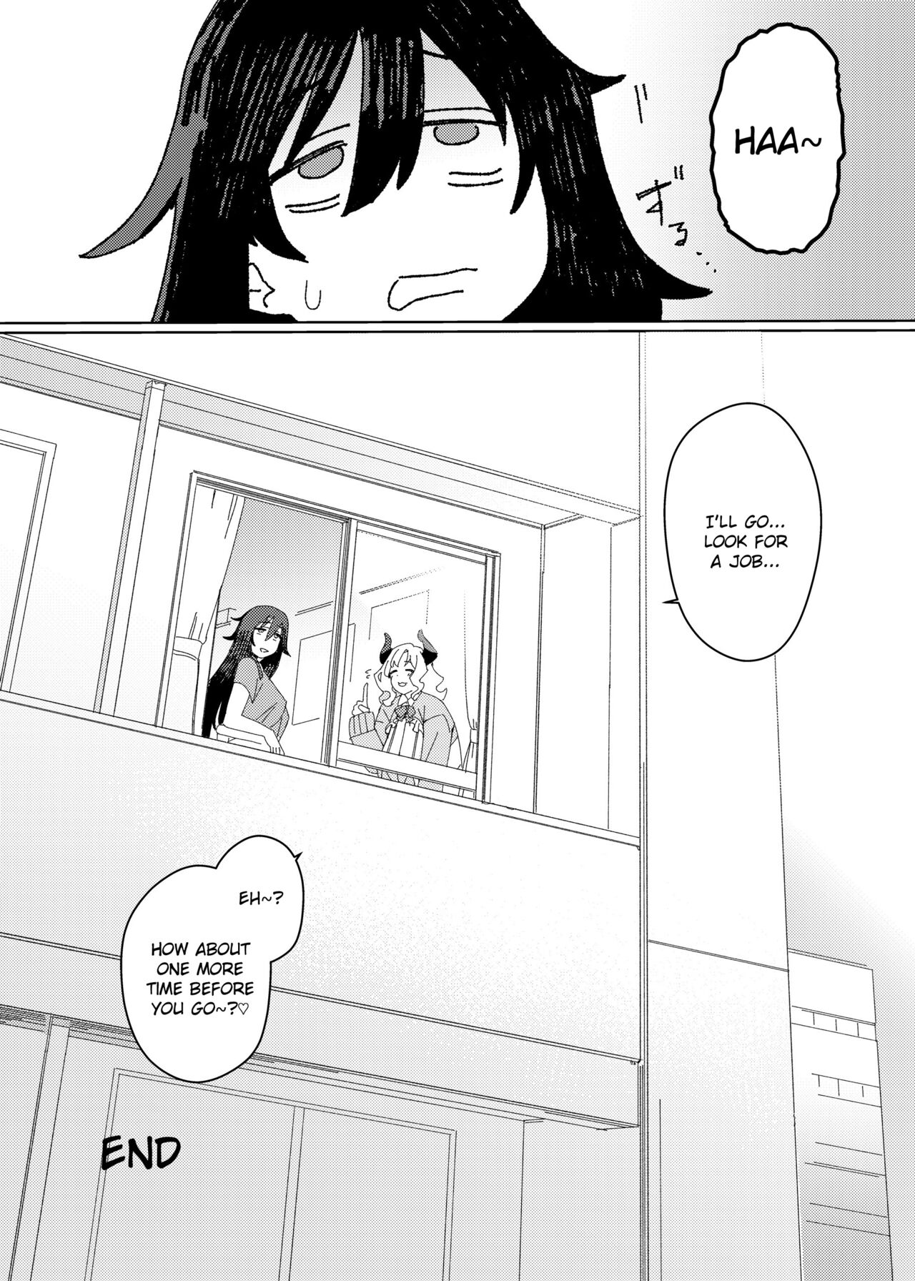 [Suimitsutou Koubou (Momo no Suidousui)]Gal Succubus to Futanari Neet[English] [Digital] Page 43