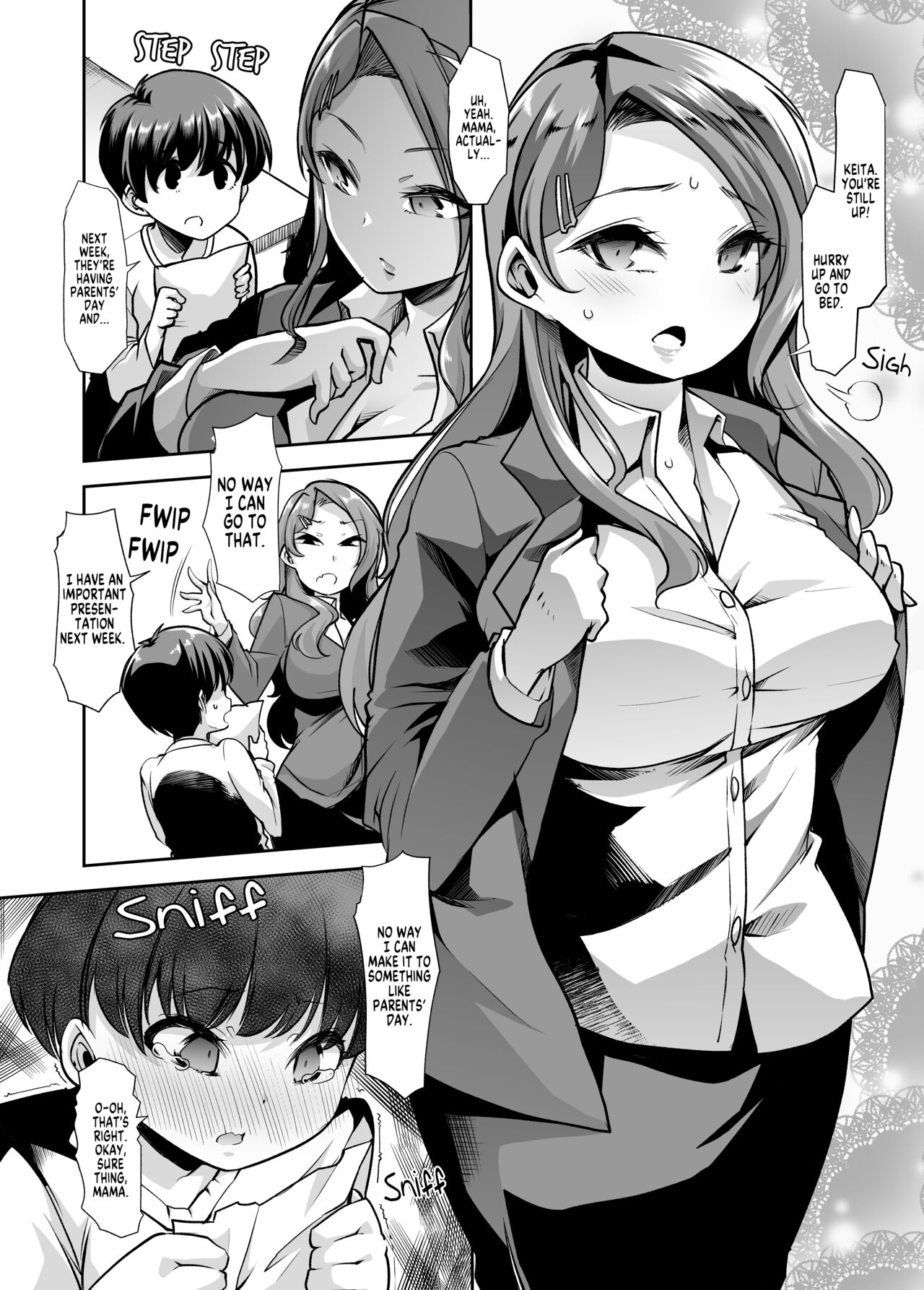 [Team Harenchi (Mitsuhime Moka)]Ecchi Ecchi Reverse! Ethics Reverse Mama 1 Page 3