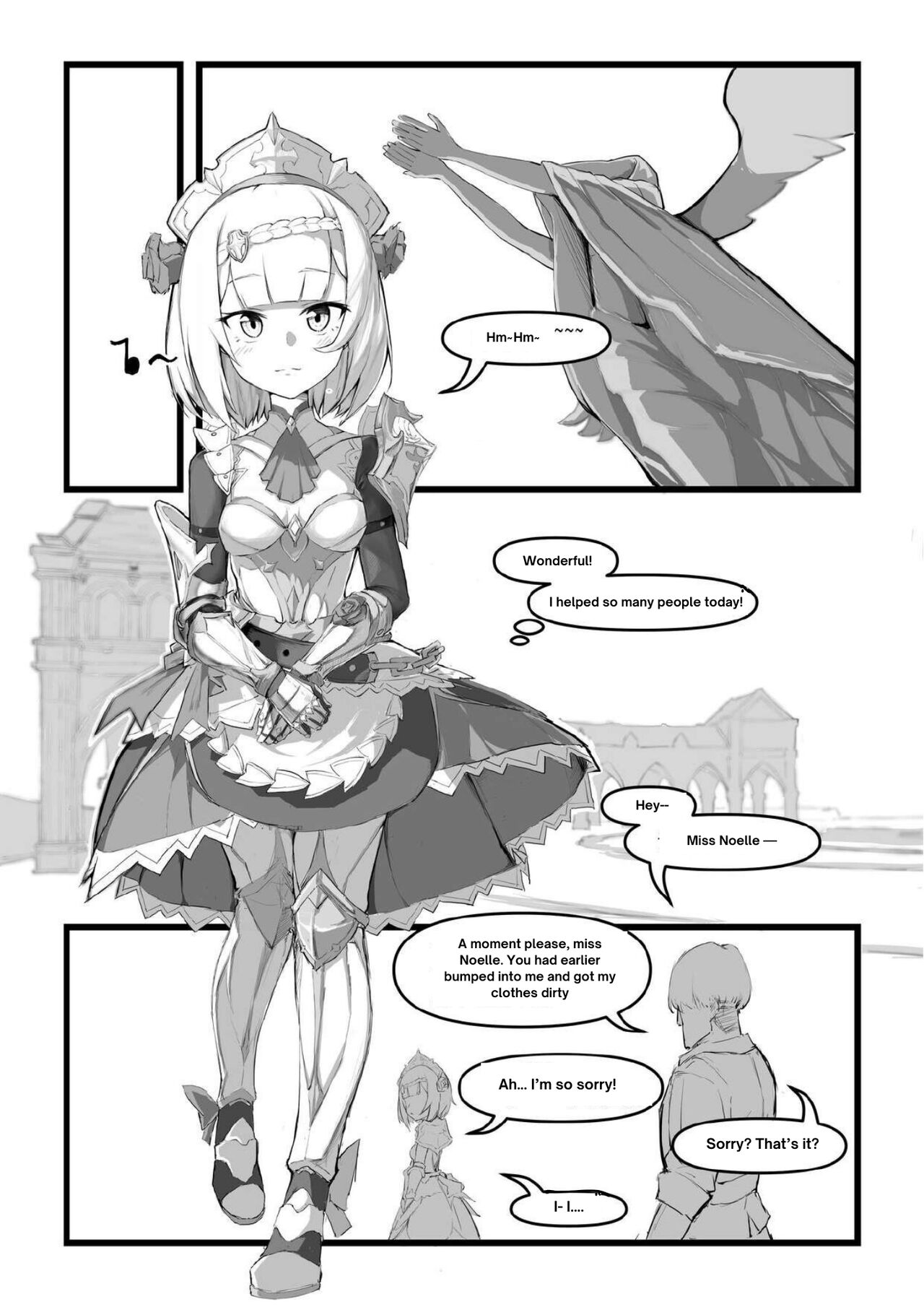 [saluky]诺艾尔小姐无法拒绝!! | Noelle-chan Just Can't Say No!(Genshin Impact) [English] [ya_boi_Hitogami] Page 6
