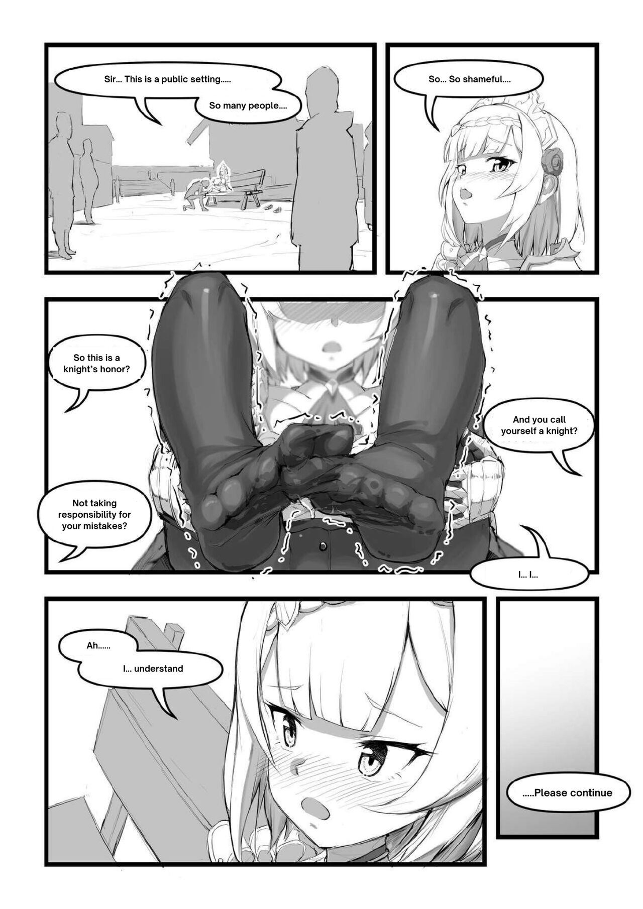 [saluky]诺艾尔小姐无法拒绝!! | Noelle-chan Just Can't Say No!(Genshin Impact) [English] [ya_boi_Hitogami] Page 9