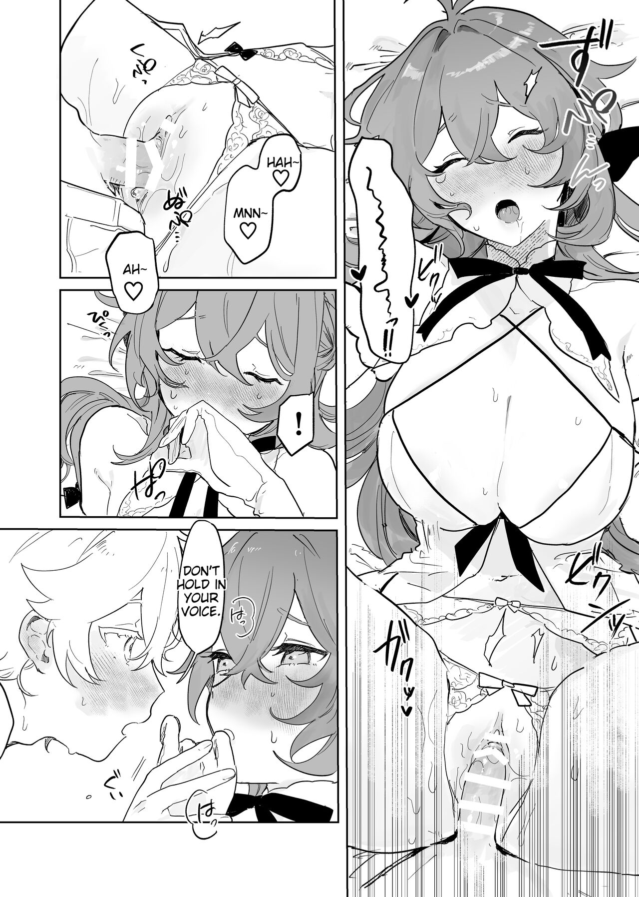 (TOKYO FES 2023) [Domestic Milk (Ogu)]Sora-kun ga Ashinaga Oneechan-tachi to Ichaicha Suru Hon | Aether flirts with the long legged ladies[English] [Disappointing Translations] [Digital] Page 40