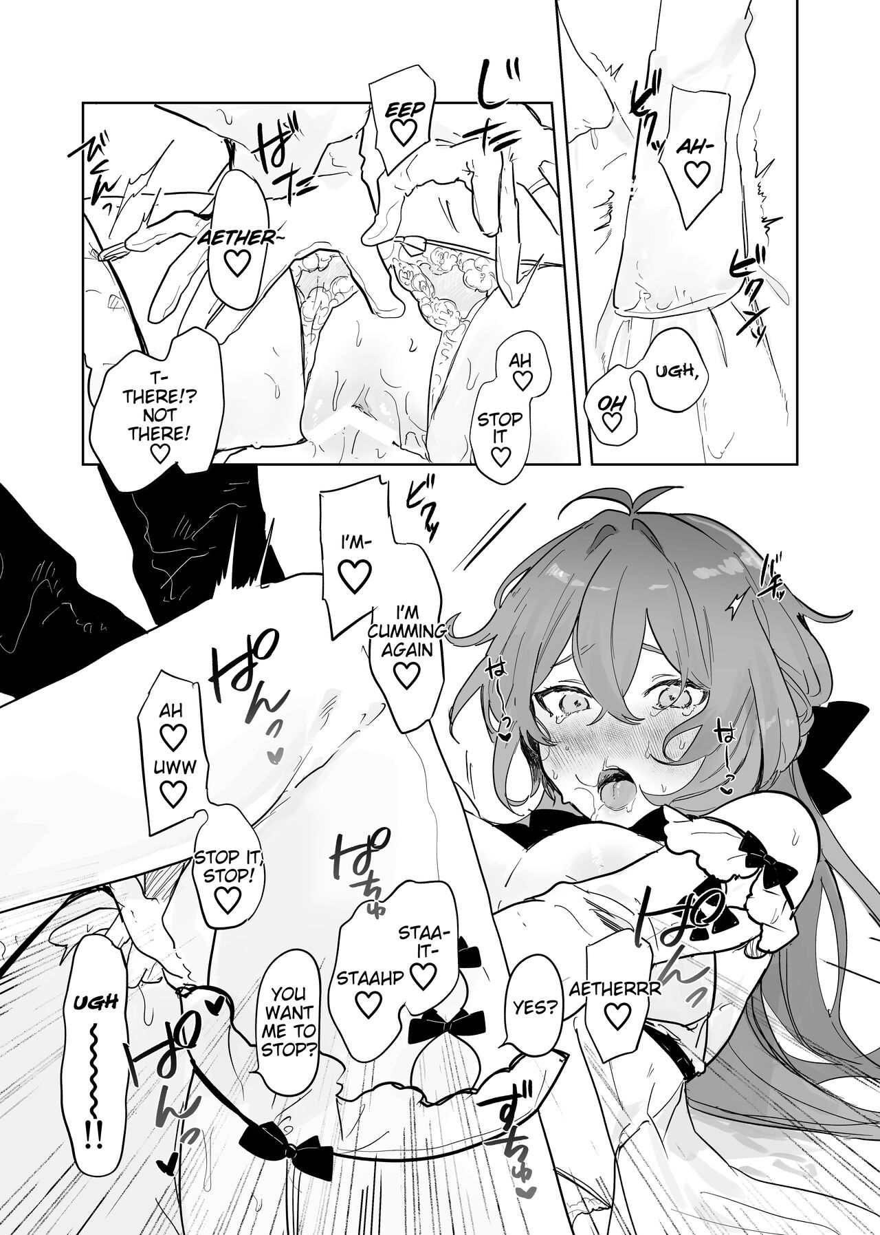(TOKYO FES 2023) [Domestic Milk (Ogu)]Sora-kun ga Ashinaga Oneechan-tachi to Ichaicha Suru Hon | Aether flirts with the long legged ladies[English] [Disappointing Translations] [Digital] Page 43
