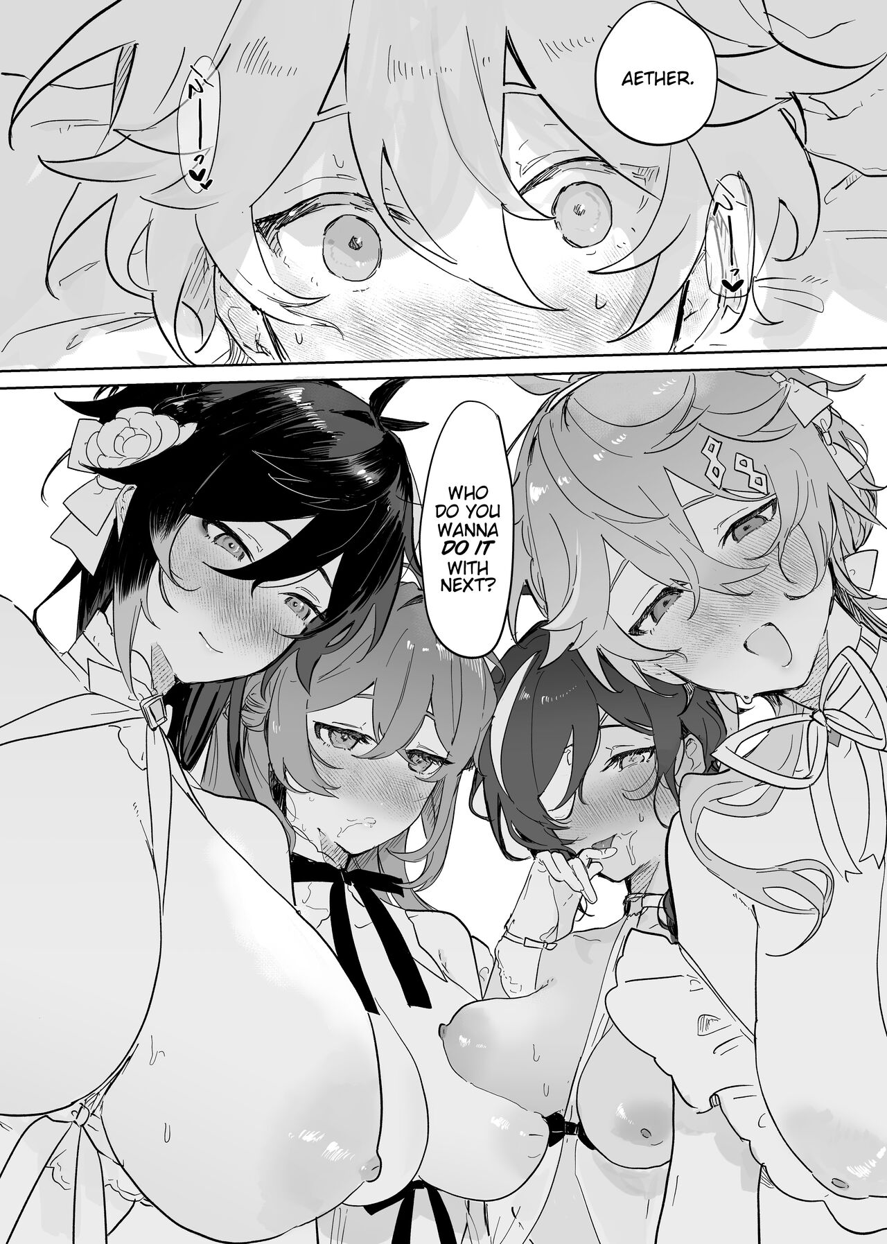 (TOKYO FES 2023) [Domestic Milk (Ogu)]Sora-kun ga Ashinaga Oneechan-tachi to Ichaicha Suru Hon | Aether flirts with the long legged ladies[English] [Disappointing Translations] [Digital] Page 72