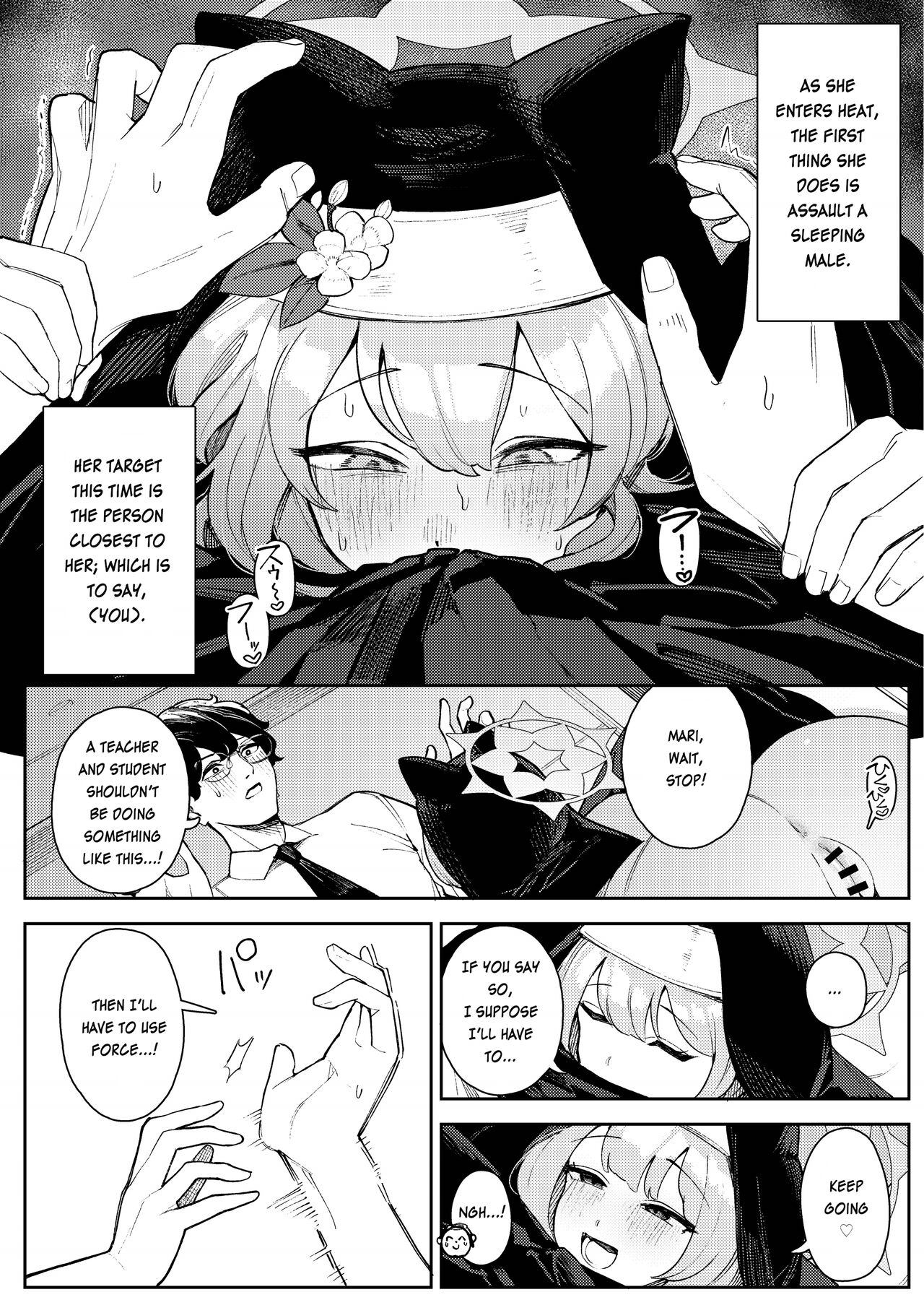 [Ushikani Gassen (Kanikoucha, Saio ga Ushi) Iochi Mari no Hatsujyouki Taisaku Bible (Blue Archive) [English] [SDF] [Digital] Page 4