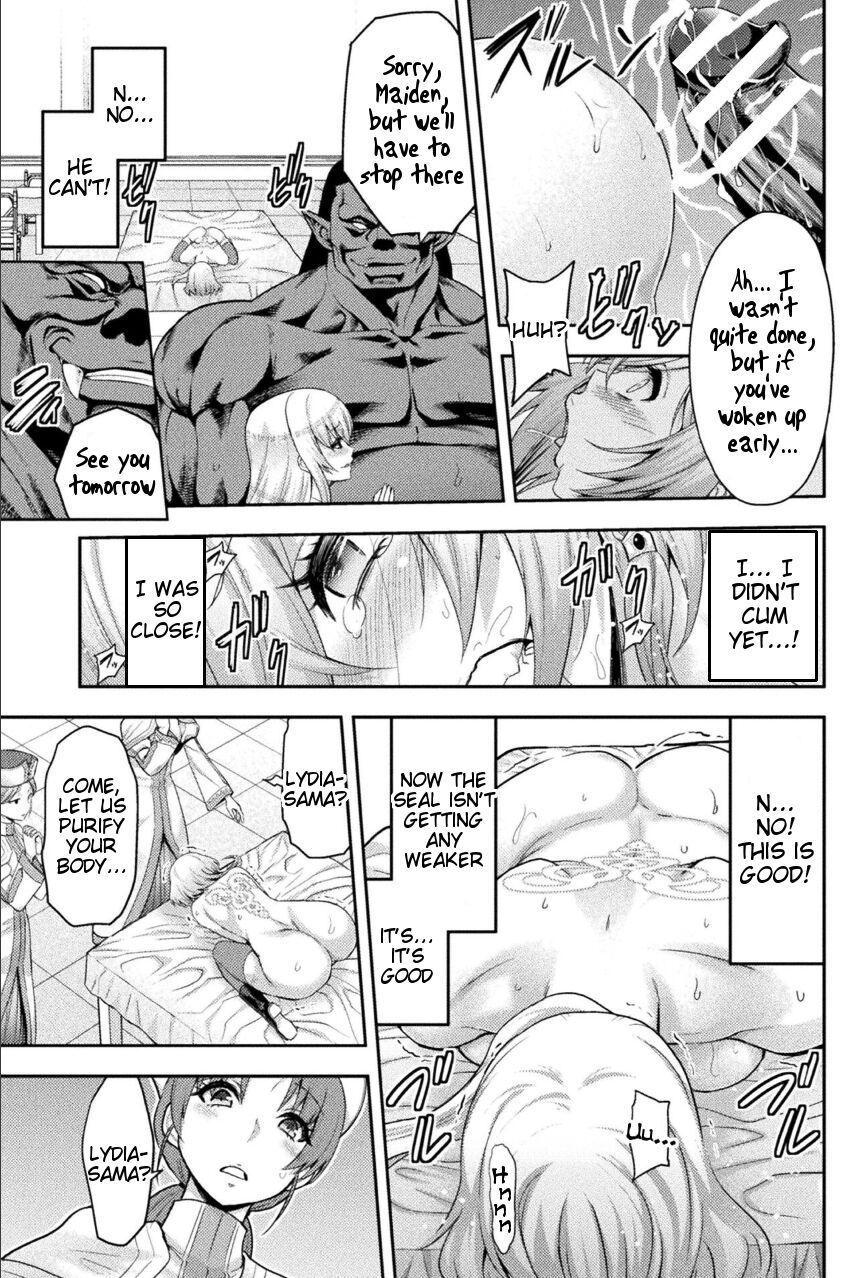 [Yamada Gogogo]ERONA 2 Orc no Inmon ni Modaeshi Miko no Nare no Hate Gowa "Fuuin Kaijo"(Kukkoro Heroines Vol. 39) [English] [Tigoris Translates] [Digital] Page 9