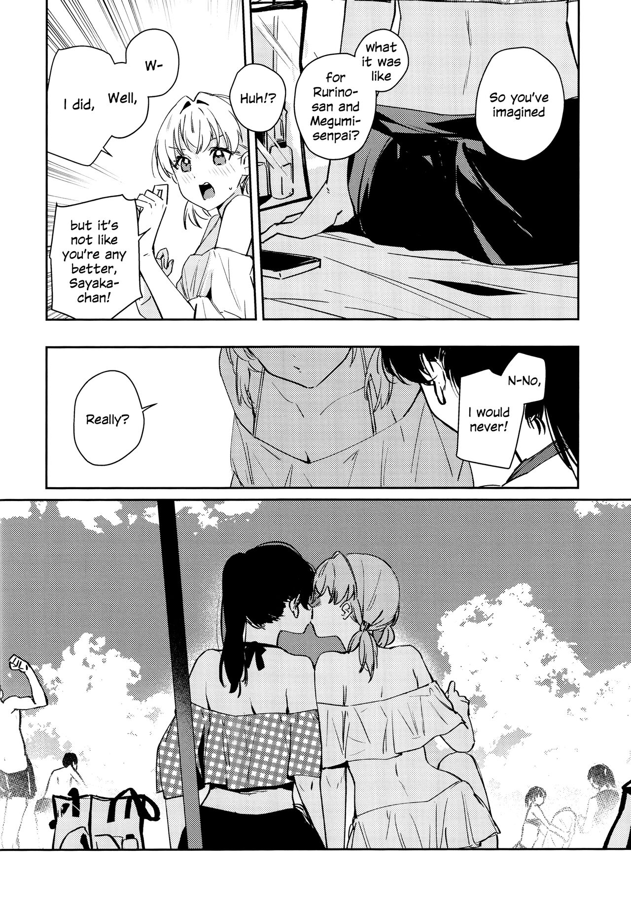 (C104) [virophilia (Orihi Chihiro)]POWDER BLUE(Love Live! Hasunosora Jogakuin School Idol Club) [English] [Gouma-Den] Page 14