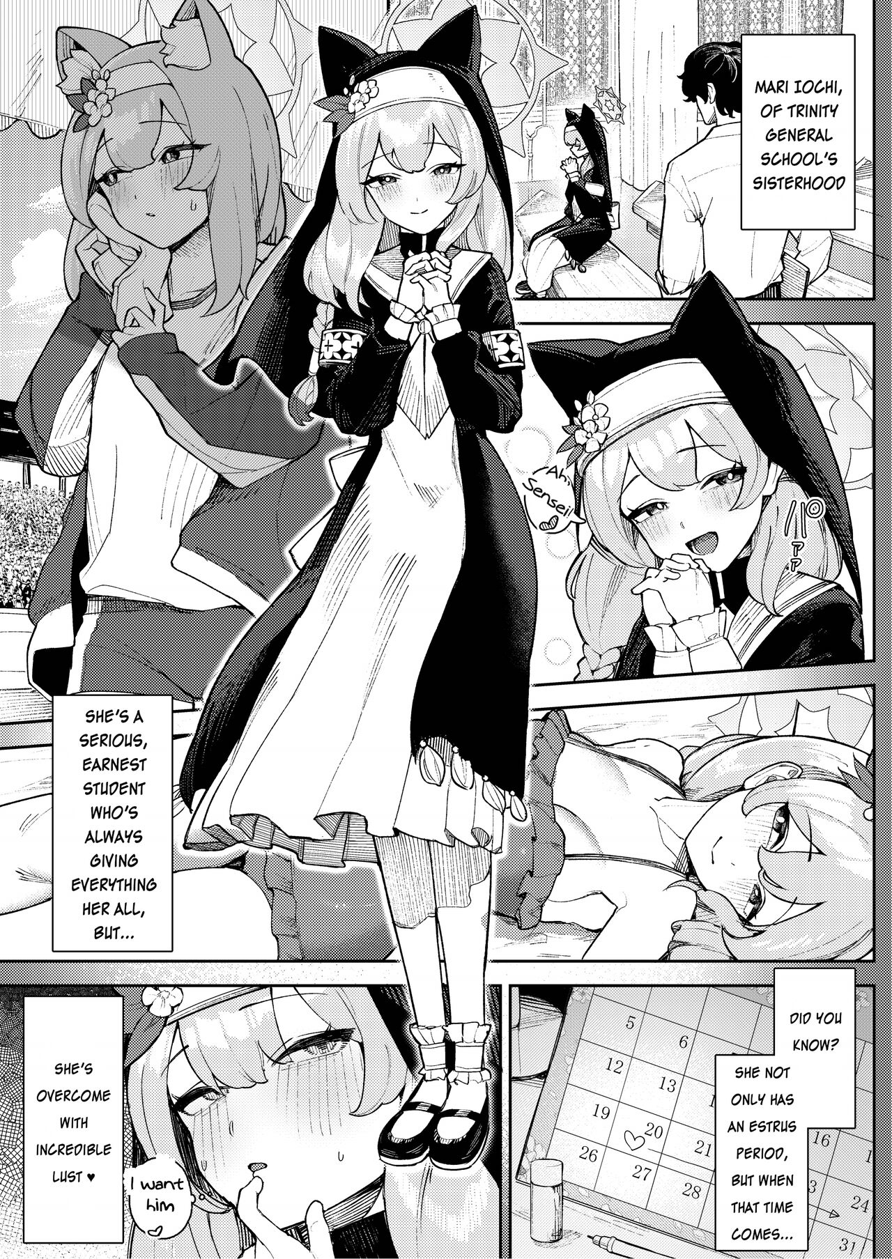 [Ushikani Gassen (Kanikoucha, Saio ga Ushi)]Iochi Mari no Hatsujyouki Taisaku Bible(Blue Archive) [English] [SDF] [Digital] Page 3