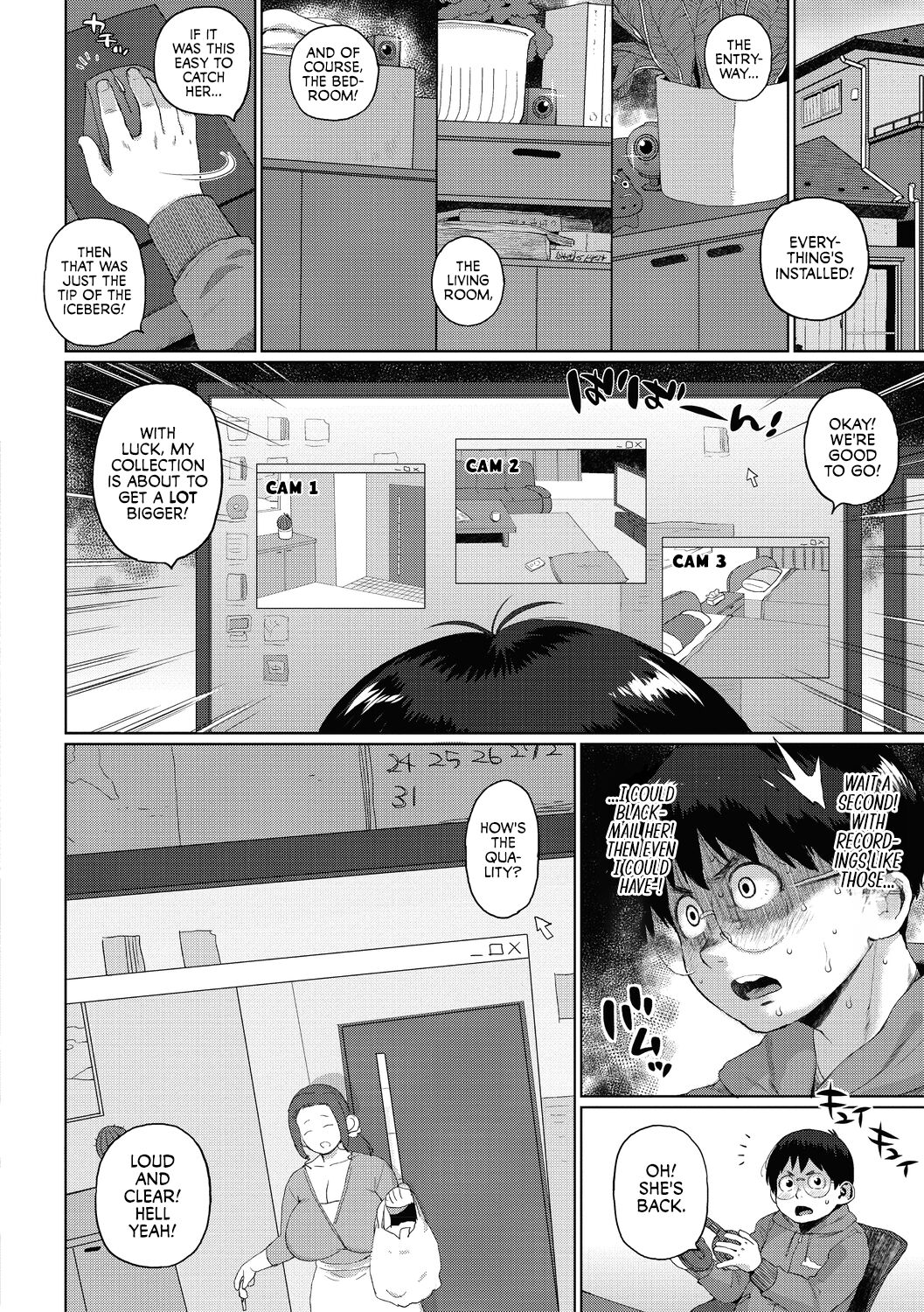 [Muronaga Chaashuu]Futari no Himitsu Zenpen ~Gibo no Himegoto~ | Our Secret [Part 1] ~Her Secret~(Kaa-san no Umoretai Karada) [English] [full tummy] Page 10