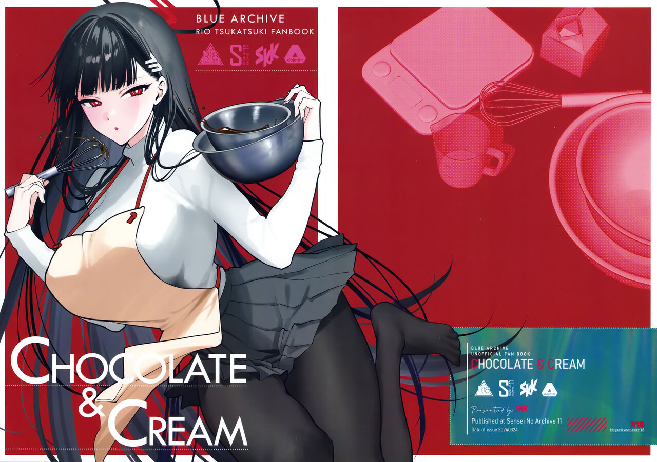 (Sensei no Archive 11) [SKK (Syoukaki)]CHOCOLATE & CREAM(Blue Archive) [English] [Pinandhita論理型] Page 1